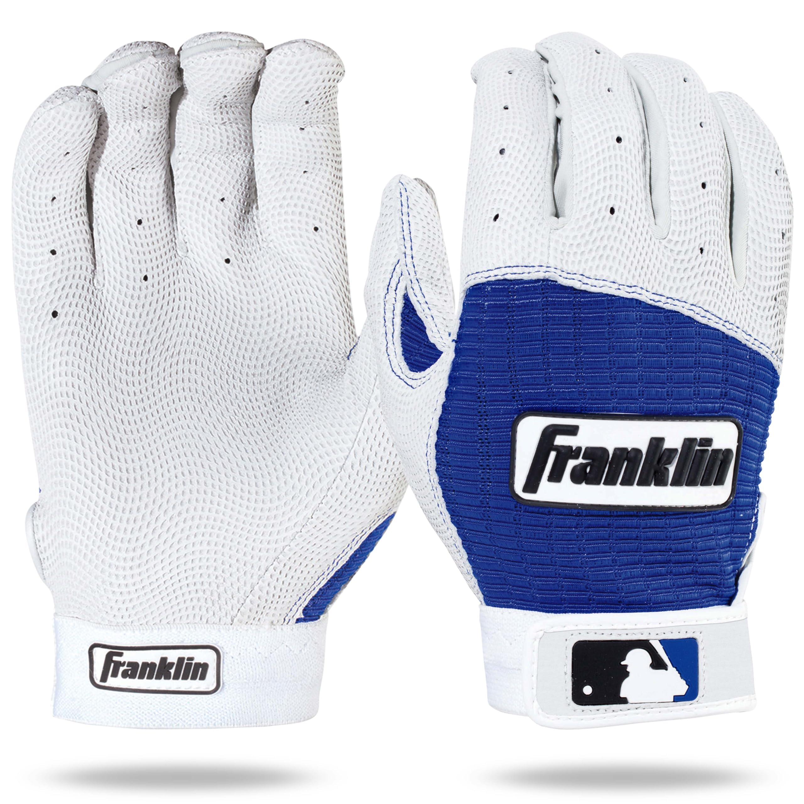 Franklin Sports MLB Baseball Batting Gloves - Pro Classic Batting Gloves for Baseball & Softball - Adult & Youth Batting Gloves - Perfect for Training, Games & Practice Sessions