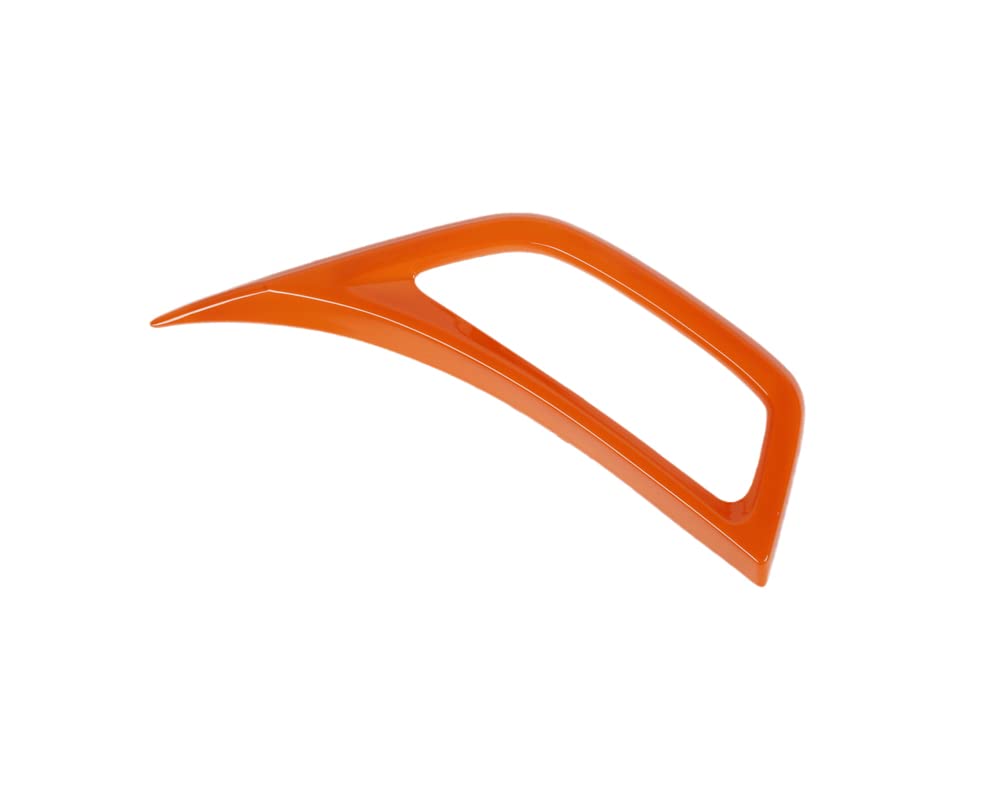 Jeep Wrangler JL & Gladiator JT 2018+ Wheel Fender Vent Cover - Orange Exterior Accessory for 4-Door Models | Off-Road Protection & Custom Styling Upgrade