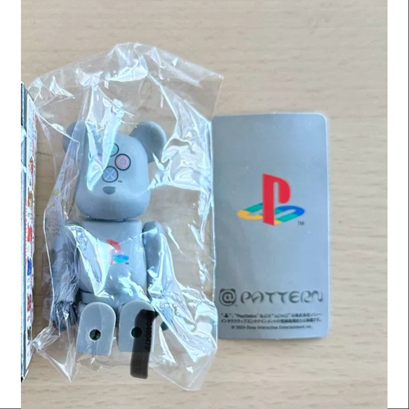 Bearbrick Series 48 Secret PlayStation Grey 100% Collectible Figure - Perfect for Gaming Room Decor, Anime Collector's Display & Stylish Home Accessory