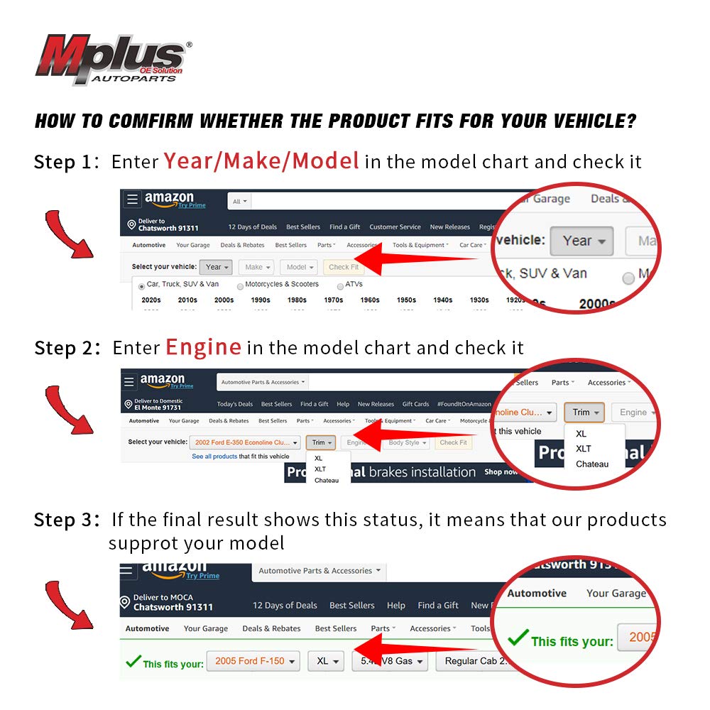 MPLUS Timing Chain Kit with Oil Water Pump Set - Compatible with Toyota RAV4 2.0L/2.4L, Camry, Highlander, Scion TC - Engine Repair & Maintenance for Smooth Performance
