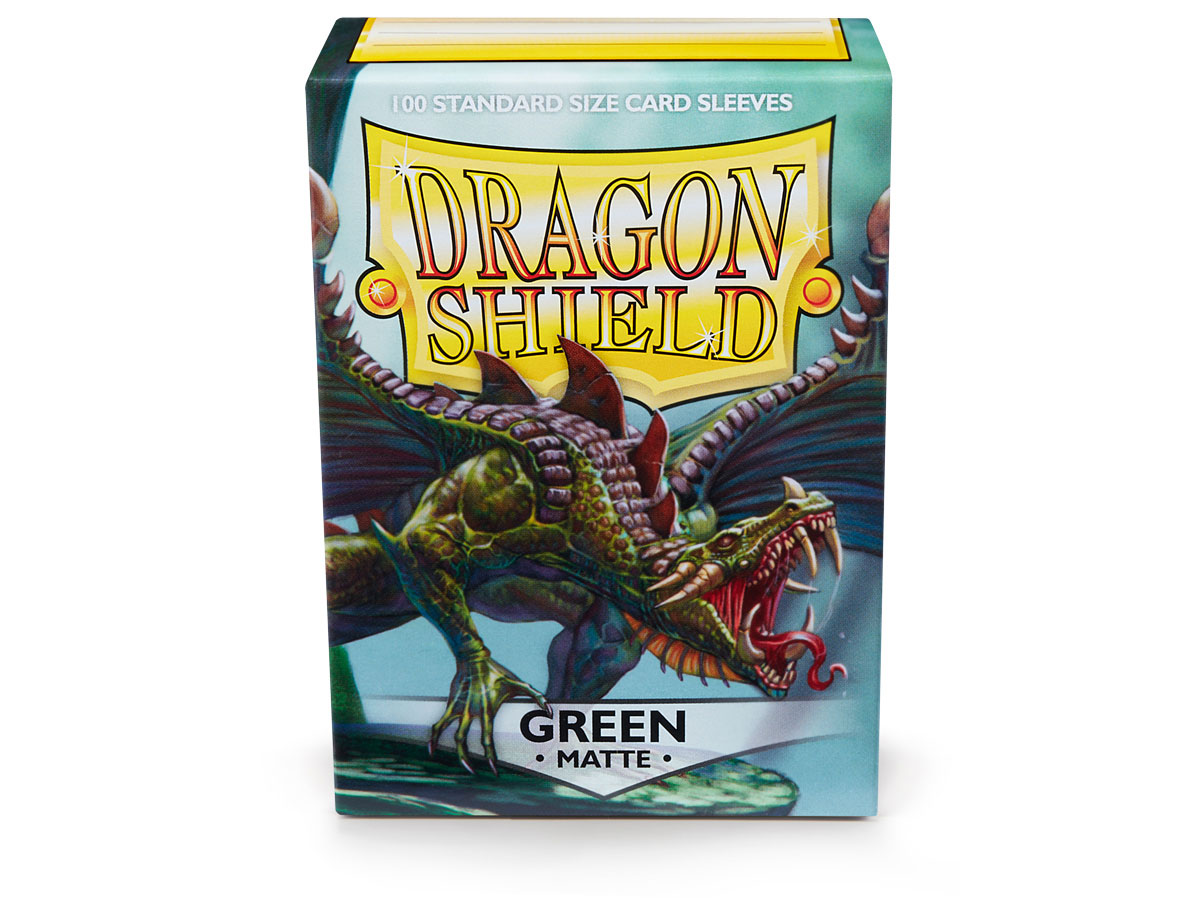 Dragon Shield Matte Green Sleeves - Premium Quality Card Protectors for MTG, Pokemon, and Yu-Gi-Oh! - Perfect for Gaming Tournaments and Collectible Card Storage