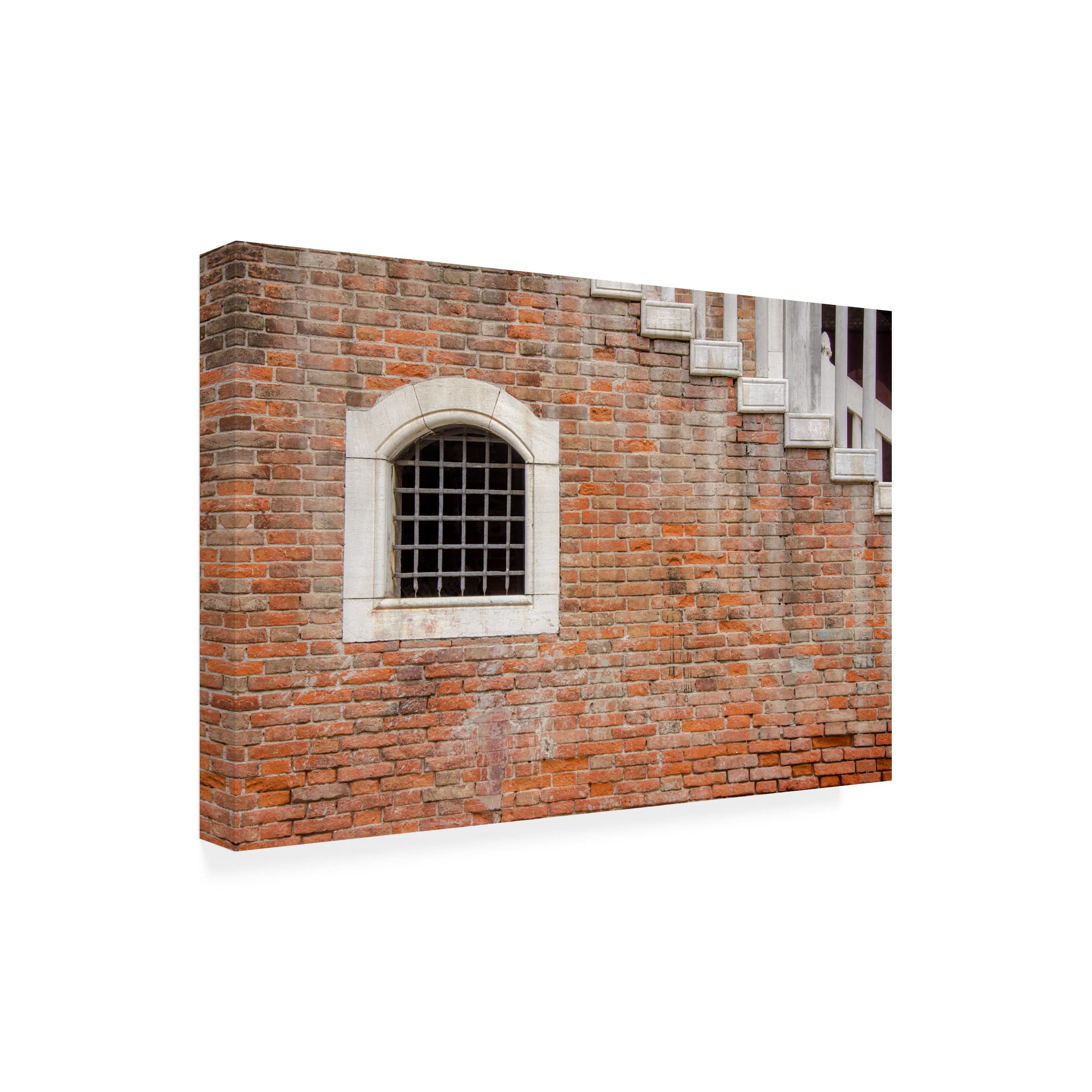 Laura DeNardo 'Windows and Doors of Venice IX' Canvas Wall Art - Handmade Italian-Inspired Painting for Living Room, Bedroom & Office Decor
