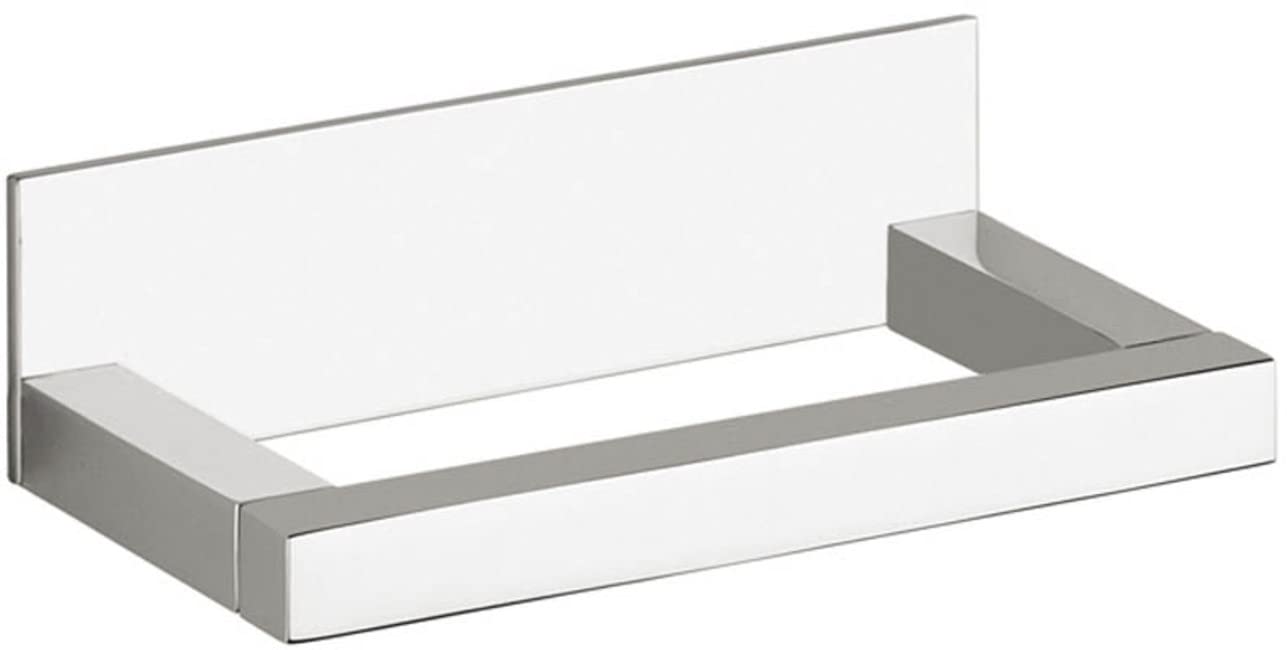 Stainless Steel Wall Mounted Toilet Paper Holder - Rustproof Bathroom Tissue Roll Dispenser for Home, Office & RV Use - Easy Installation Space-Saving Design