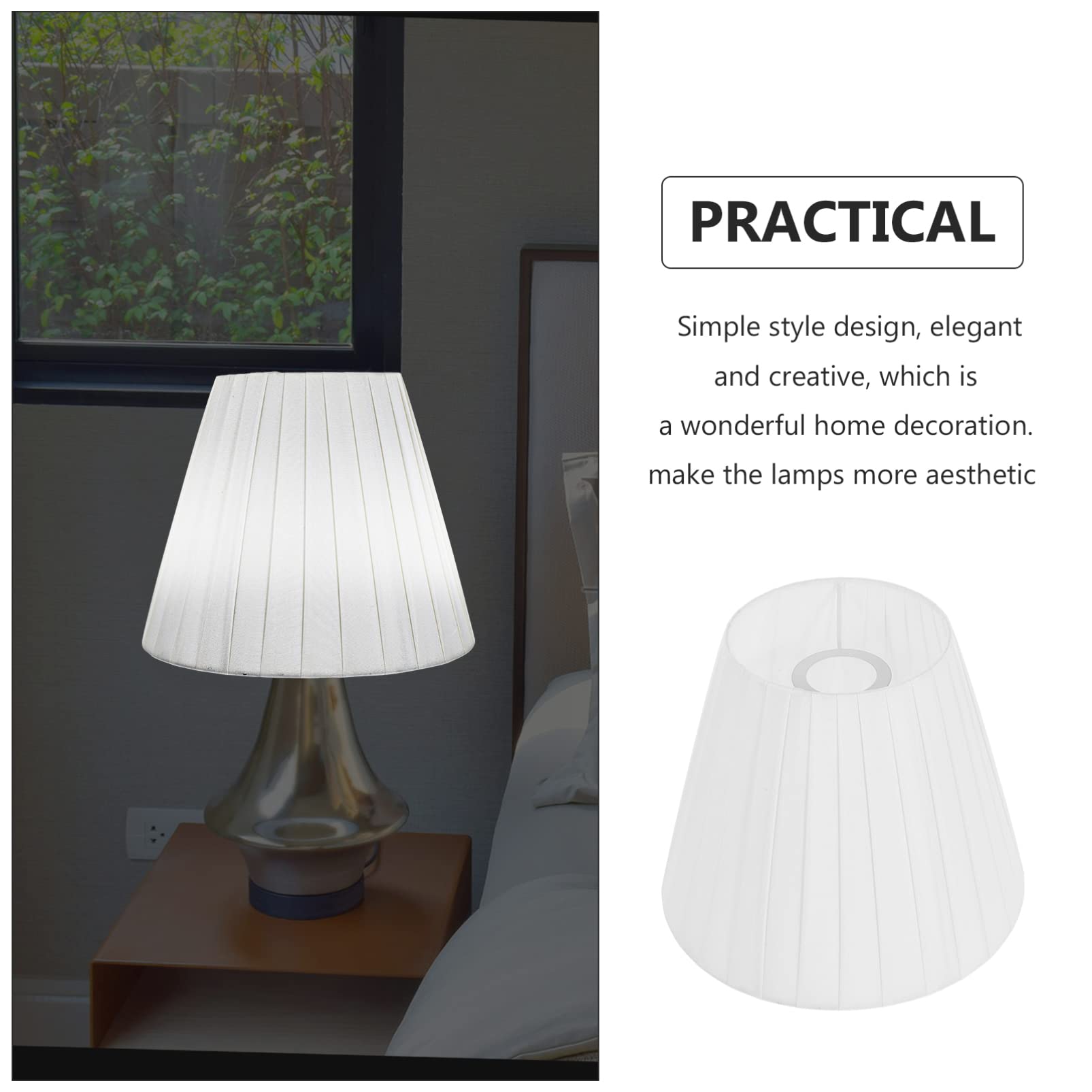 1pc Modern Lampshade Light Accessory for Desk & Home Decor - Perfect for Bedroom, Living Room & Office Lighting Upgrade