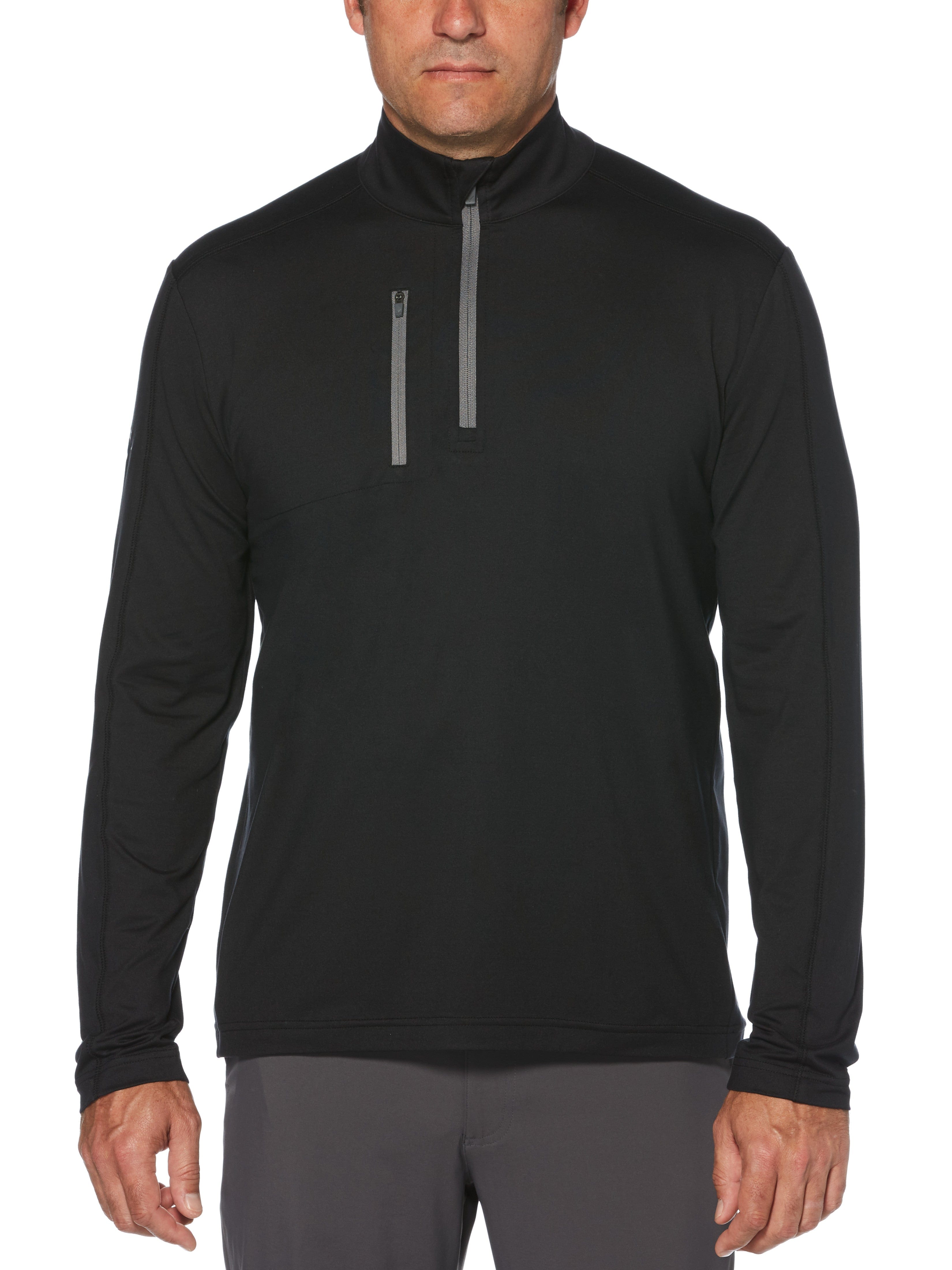 Men's Lightweight 1/4 Zip Pullover Shirt - Breathable Quick-Dry Performance Top for Hiking, Running & Outdoor Activities