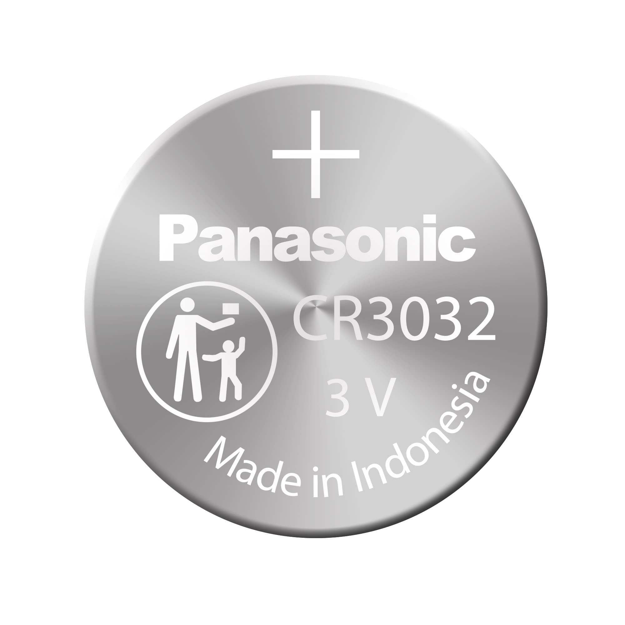 Panasonic CR3032 3V Lithium Coin Cell Battery - 1 Pack - Long-Lasting Power for Watches, Key Fobs & Medical Devices