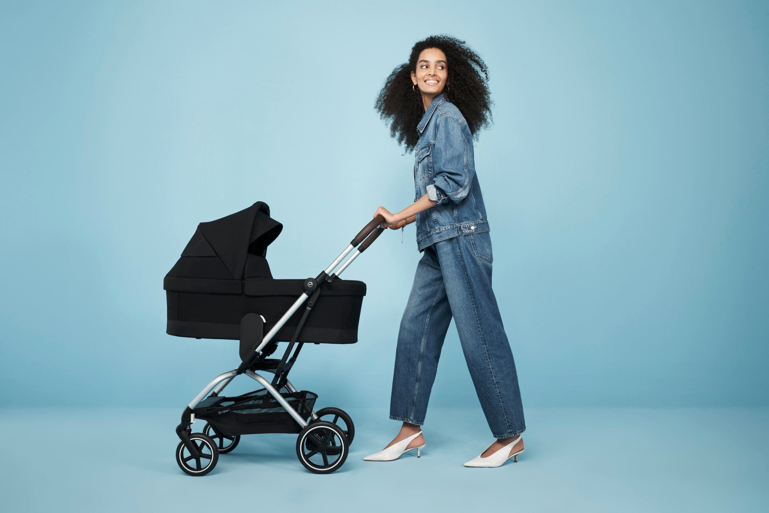 Cybex Eezy S Twist +2 V2 Lightweight Compact Travel Stroller - Perfect for Airports, Shopping & City Walks