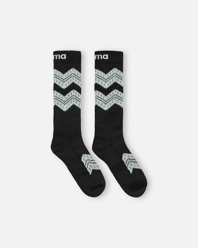 Reima Suksee Kids Ski Socks - Warm Thermal Winter Socks for Boys & Girls - Moisture Wicking & Cushioned for Skiing, Snowboarding & Outdoor Activities