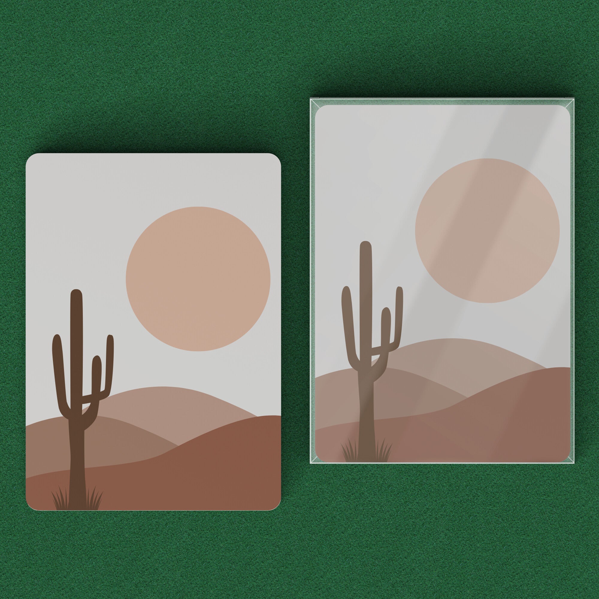 Premium Desert Sunrise Playing Cards - Elegant Deck for Poker, Blackjack & Magic Tricks - Perfect Gift for Card Players & Collectors - Ideal for Game Nights, Travel & Casino Parties