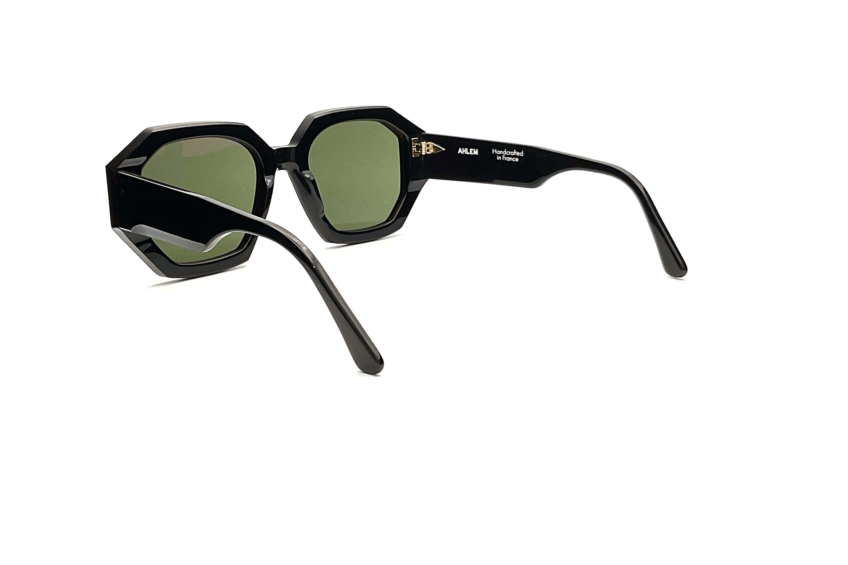 Ahlem Rennes Sunglasses - Classic Black Aviator Style for Men & Women | Perfect for Outdoor Activities, Travel & Fashion Accessories