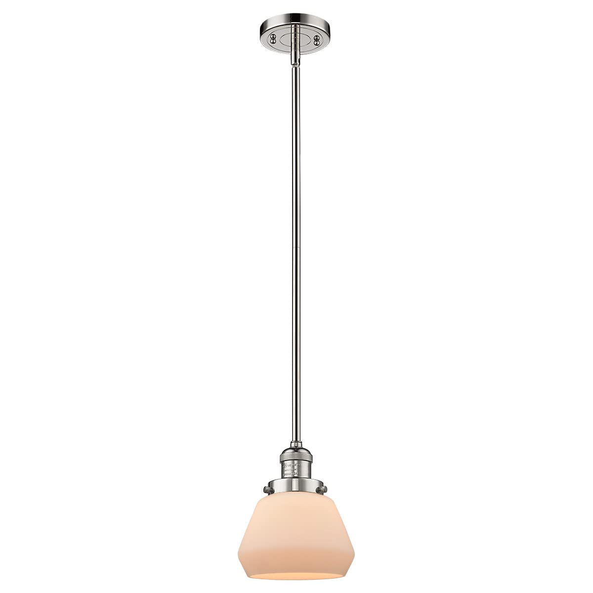 Innovations 201S-PN-G171-LED Mini LED Pendant Light in Polished Nickel - Perfect for Kitchen Island, Dining Room, or Bedroom Lighting