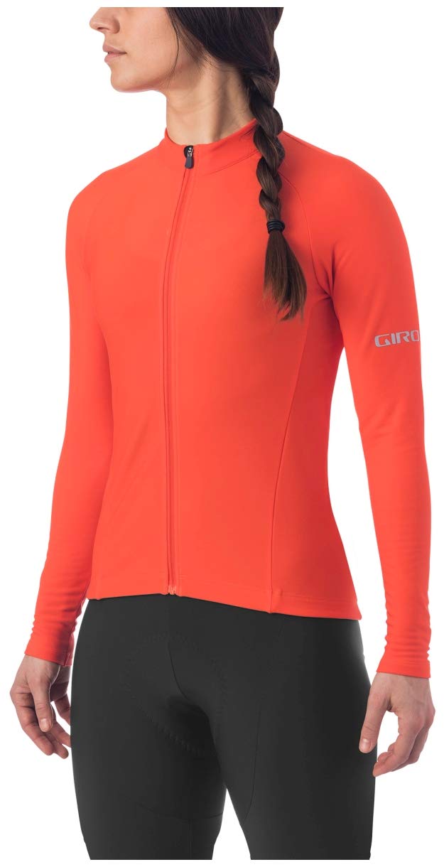 Giro Chrono Thermal Long Sleeve Cycling Jersey for Women - Winter Bike Riding & Cold Weather Training Gear