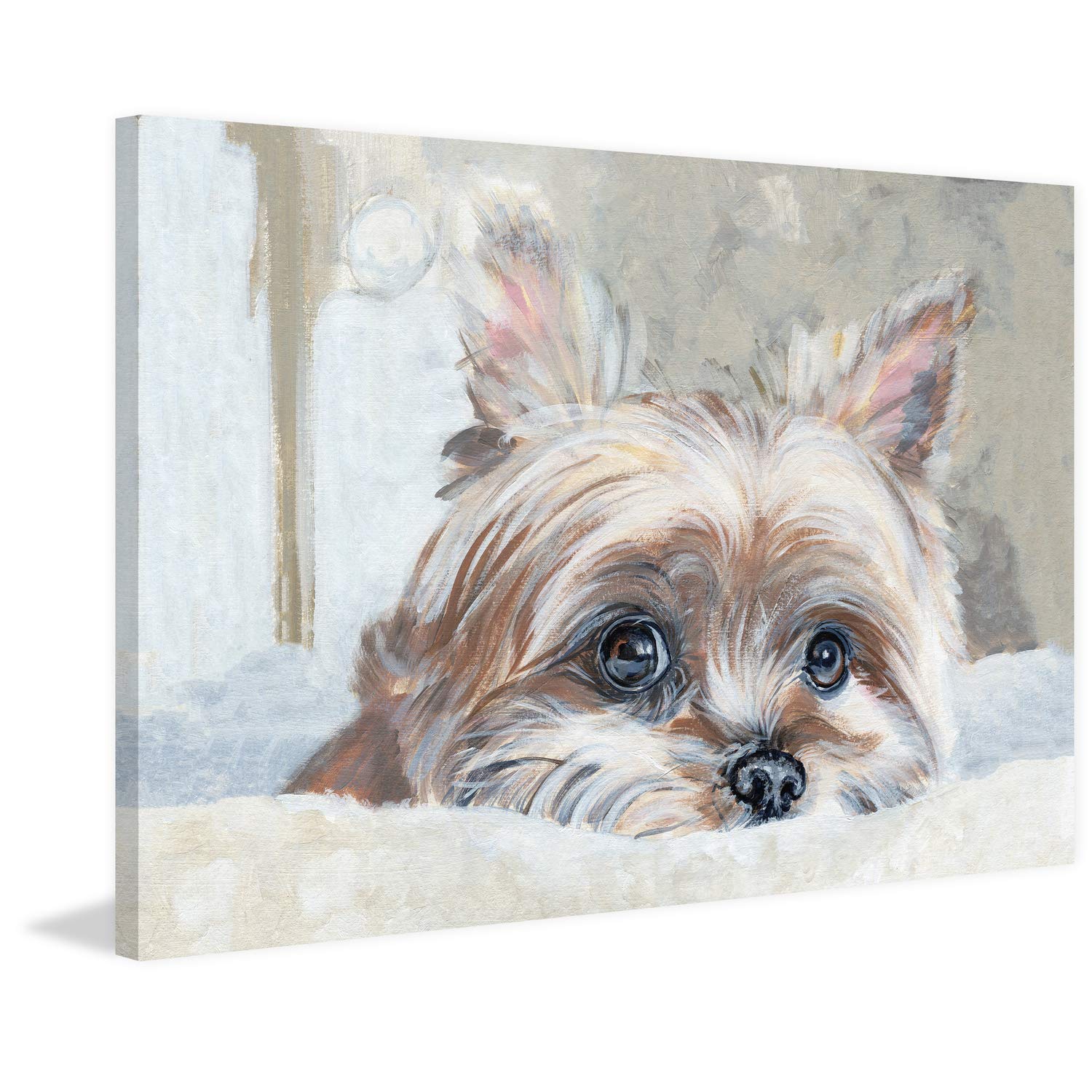 Marmont Hill 'The Couch' Canvas Art Print - 18x12 Inch Framed Wall Decor for Living Room, Bedroom & Office