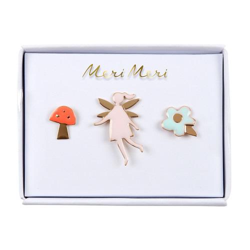 MERI Fairy Enamel Pins - Cute Collectible Lapel Pins for Backpacks, Jackets & Hats - Perfect for Gifts, DIY Crafts & Fashion Accessories