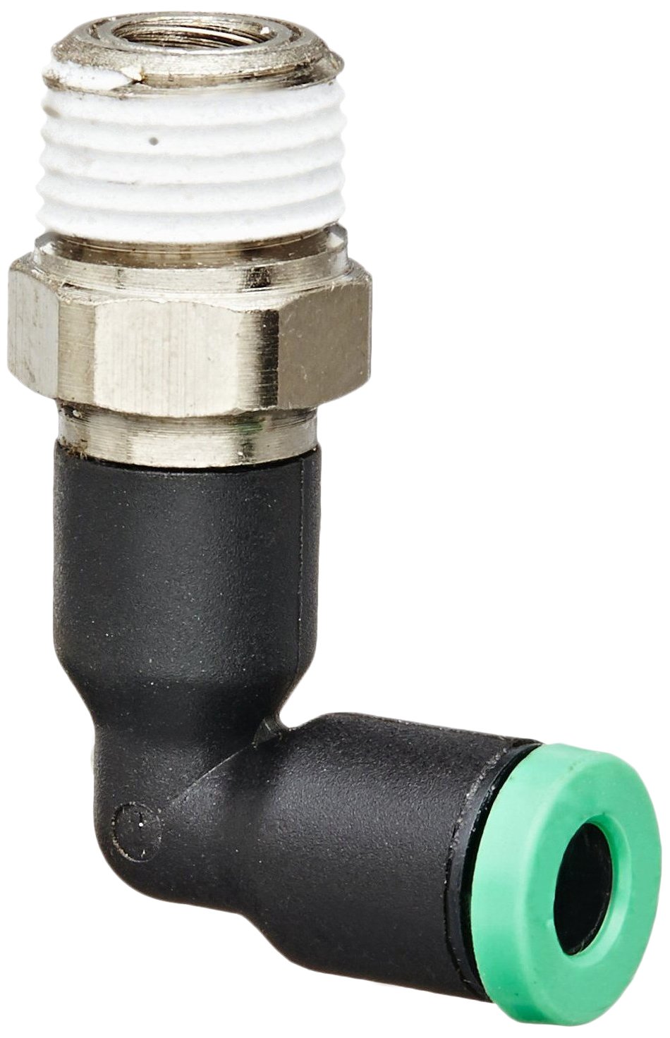 Legris 3129 56 18 Push-to-Connect Fitting - 90 Degree Extended Elbow, 1/4