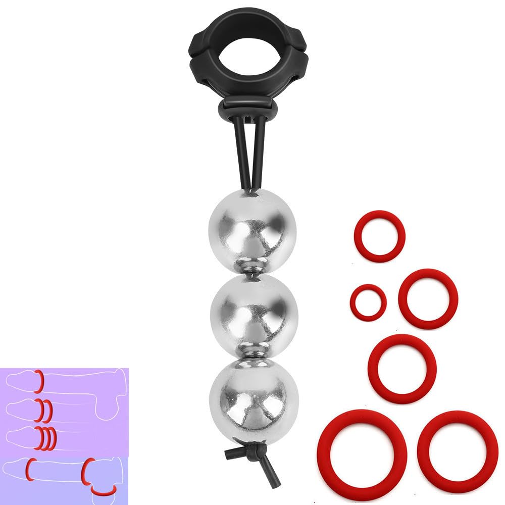 Premium Adjustable Penis Extender Device - Metal Weighted Stretcher for Male Enhancement & Physical Exercise | Men's Health & Intimate Wellness Product for Better Performance & Confidence