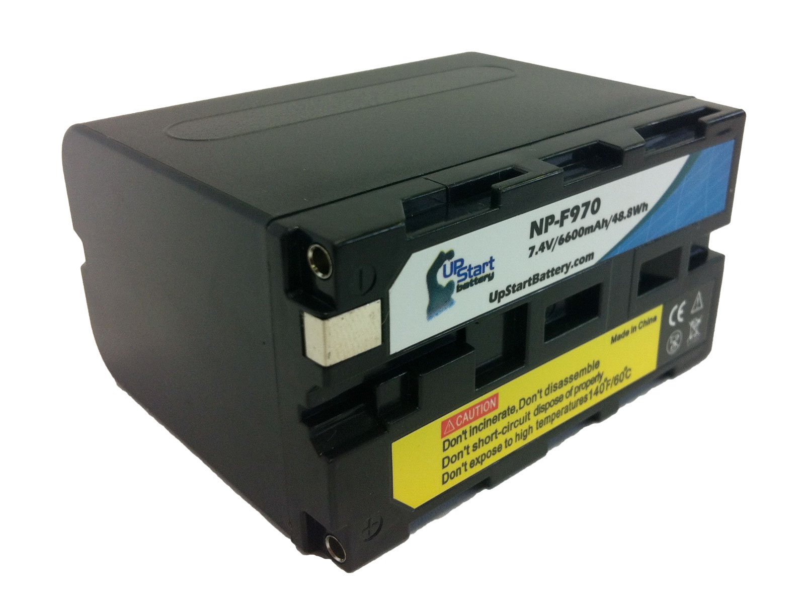 Sony NP-F970 Replacement Battery and Charger Kit - 6600mAh 7.4V Li-ion Compatible with Sony DCR-TRV130 Camcorder & Digital Cameras - Includes Car Charger & EU Adapter - Perfect for Travel, Vlogging, and Outdoor Photography