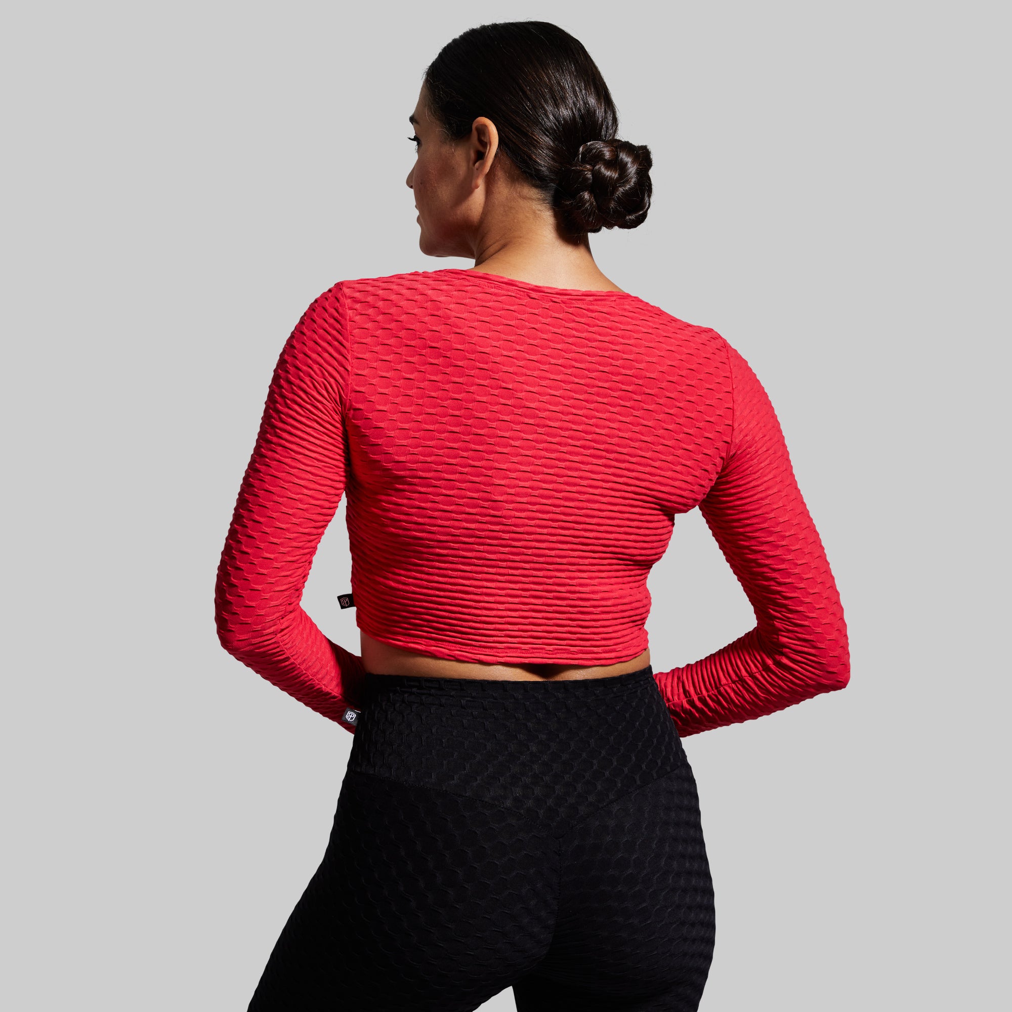 Summit Crop Top for Women - Trendy Electric Punch Color, Casual & Workout T-Shirt - Perfect for Yoga, Gym, and Summer Outfits