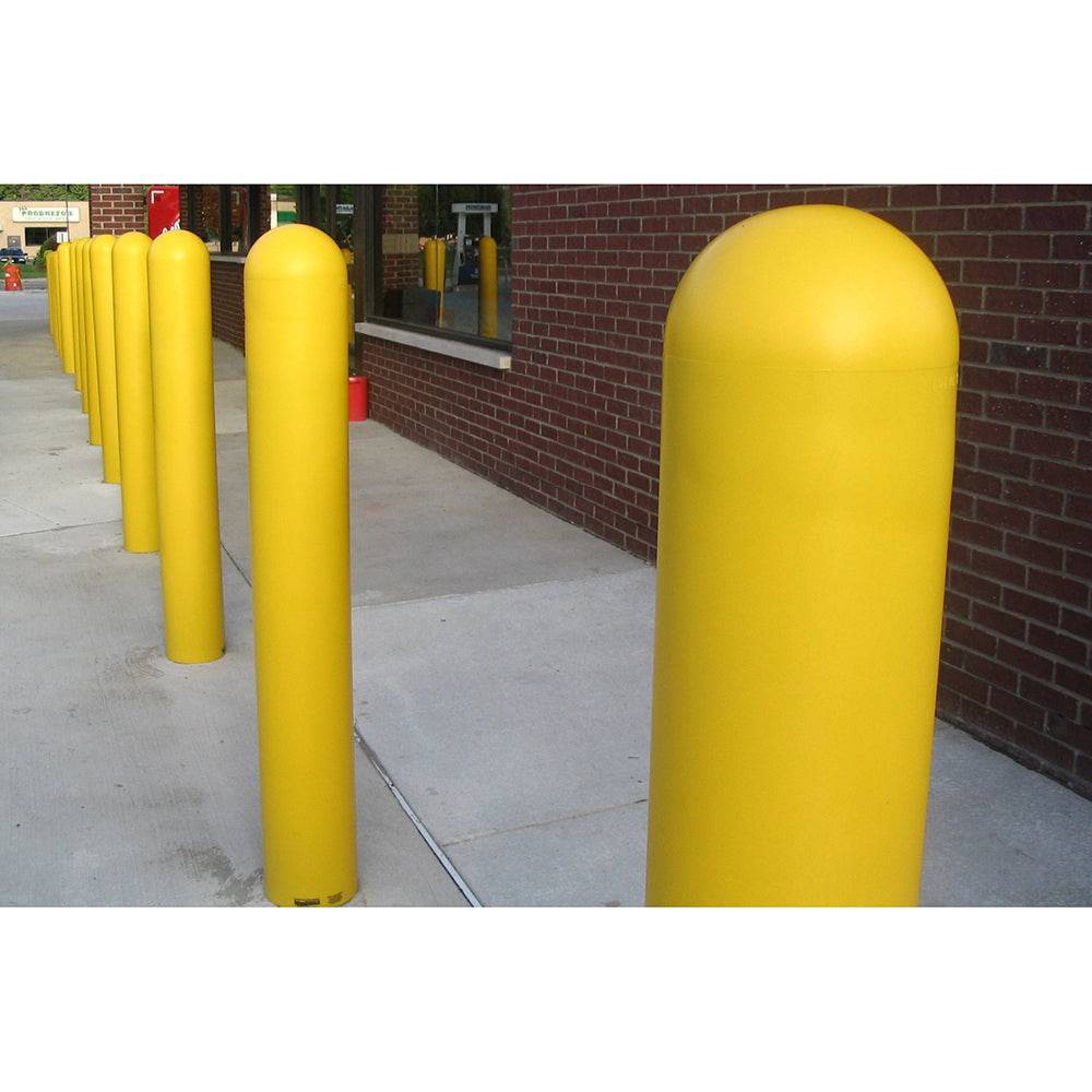 Heavy Duty Dome Top Bollard Covers for 10-Inch Diameter Pipes - Durable Safety Protection for Parking Lots, Warehouses & Outdoor Areas