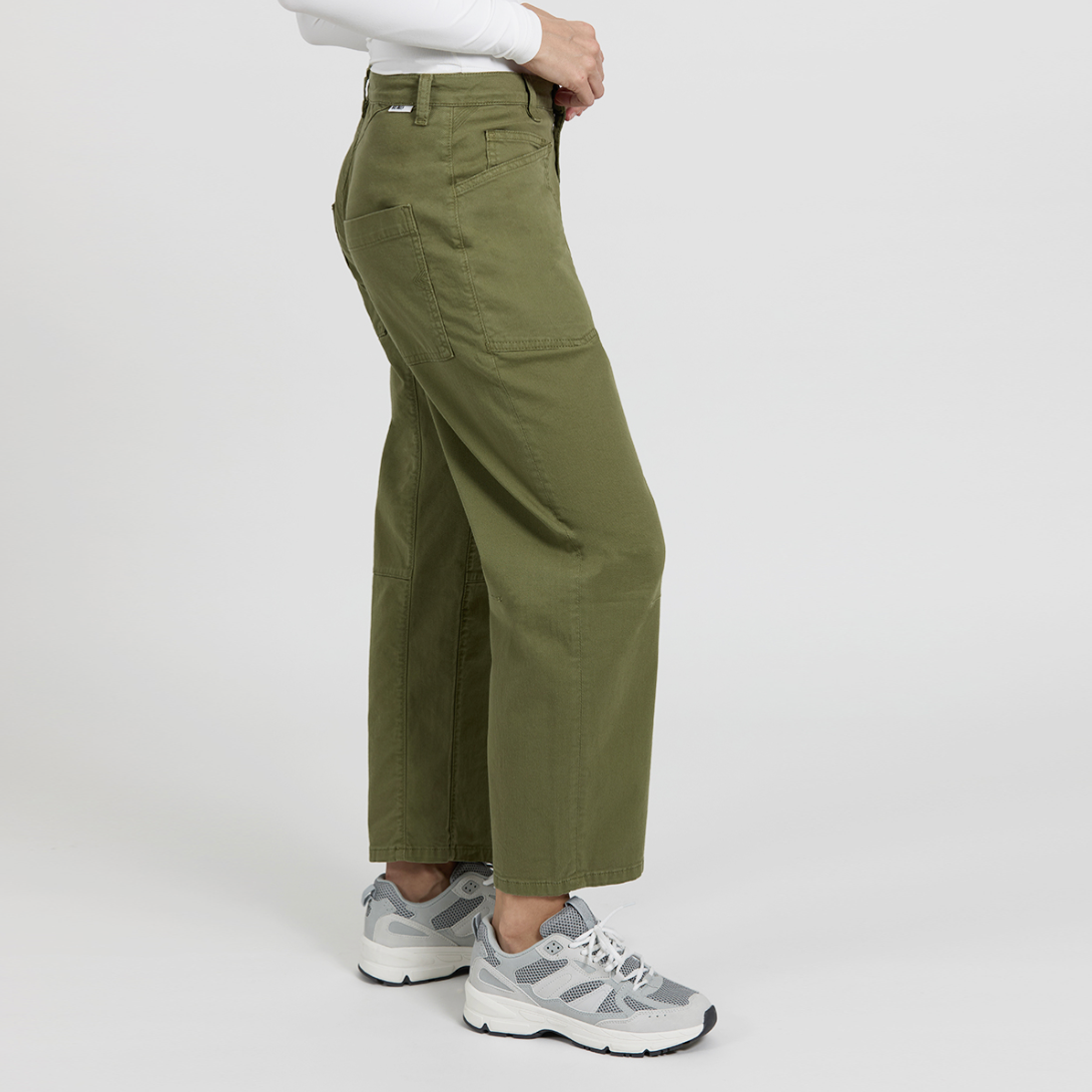Reiko Carl Khaki Trousers for Men - Comfortable Casual Pants with Stretch Fit - Perfect for Office, Travel & Outdoor Activities