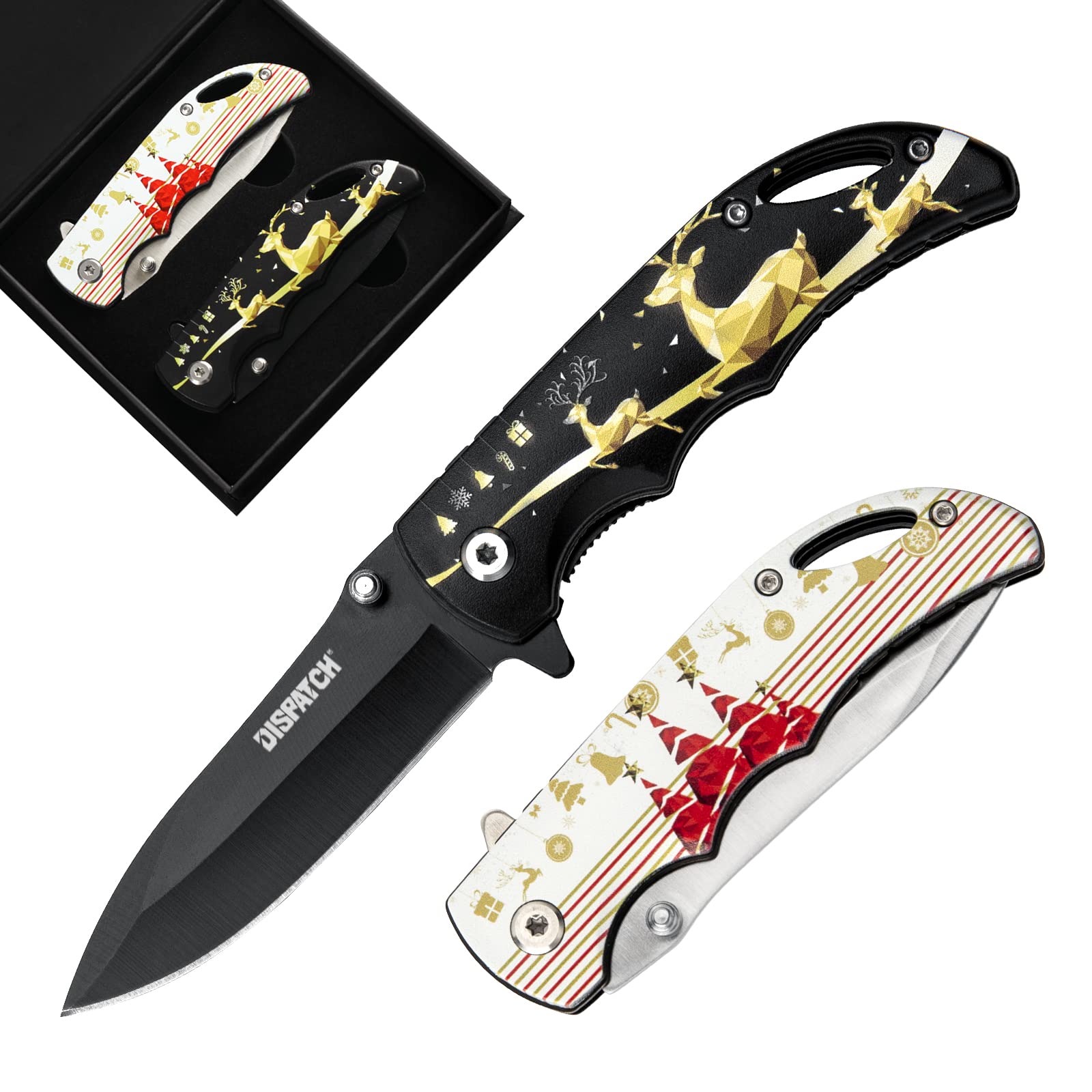 Premium High Hardness Folding Tactical Knife Set - Survival, Hunting, Camping & Outdoor EDC Tools - Perfect for Mountain Climbing, Fishing & Emergency Preparedness