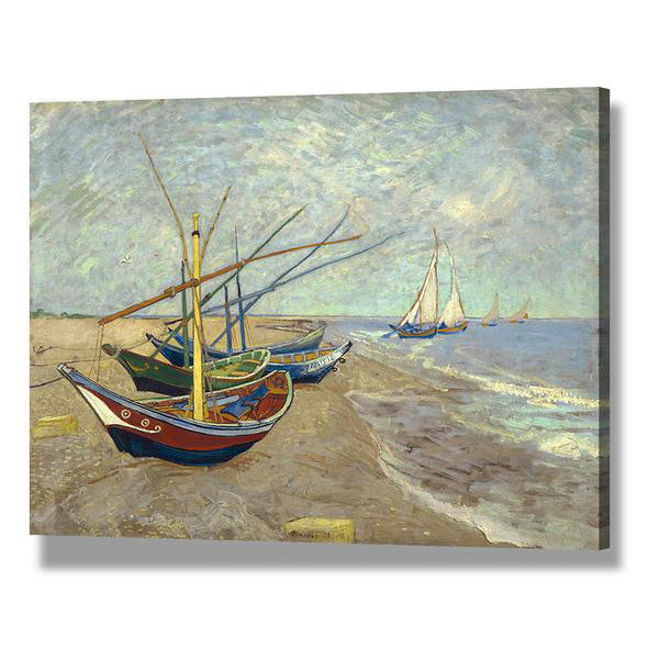 Vincent Van Gogh The Harvest Wall Art Decor - Canvas Print for Living Room, Bedroom & Office - Famous Oil Painting Reproduction Home Decor