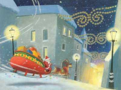 Santa's on His Way Advent Calendar - Countdown to Christmas with 24 Days of Holiday Surprises | Perfect for Kids & Family Christmas Traditions