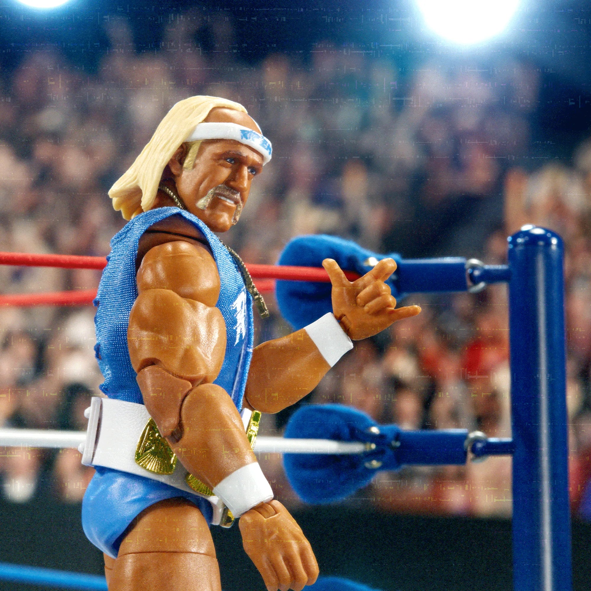WWE Ultimate Edition Hulk Hogan & Zeus No Holds Barred Collectible Action Figures - Perfect for Wrestling Fans, Display Shelves & Gift Giving