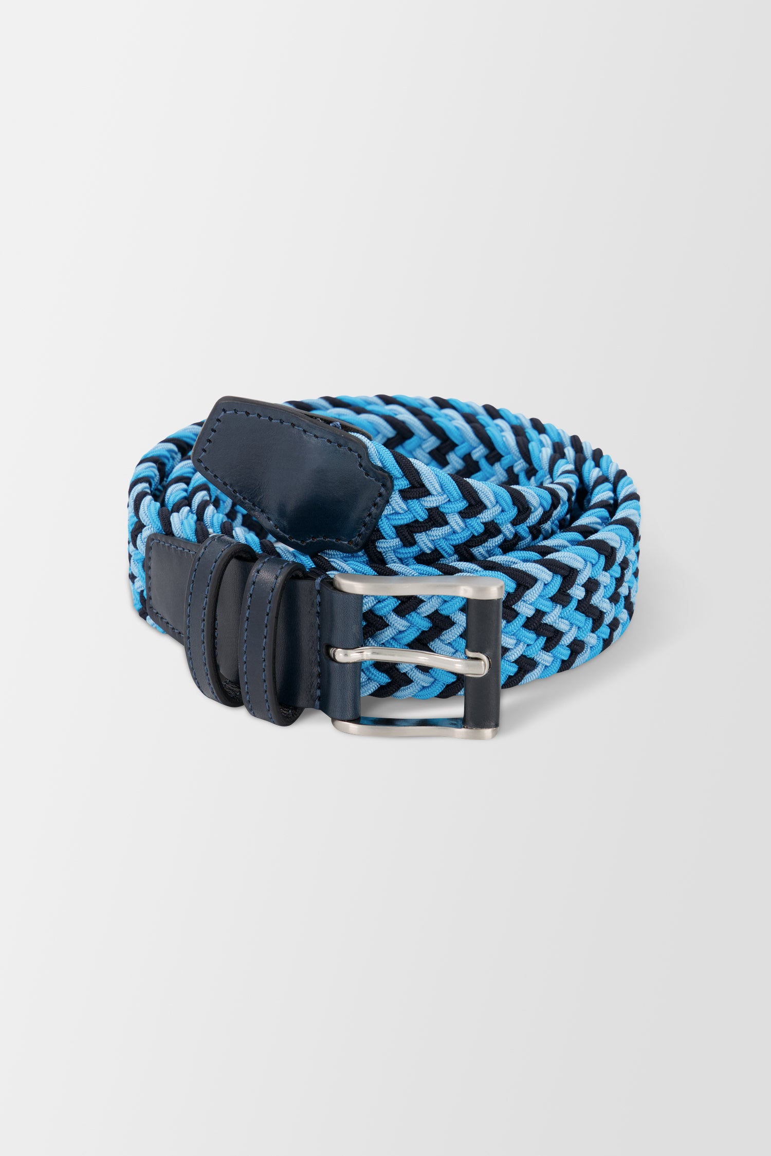 Luxury Blue Florence Belt for Men & Women - Genuine Leather Dress Belt - Perfect for Office, Formal Events & Everyday Wear