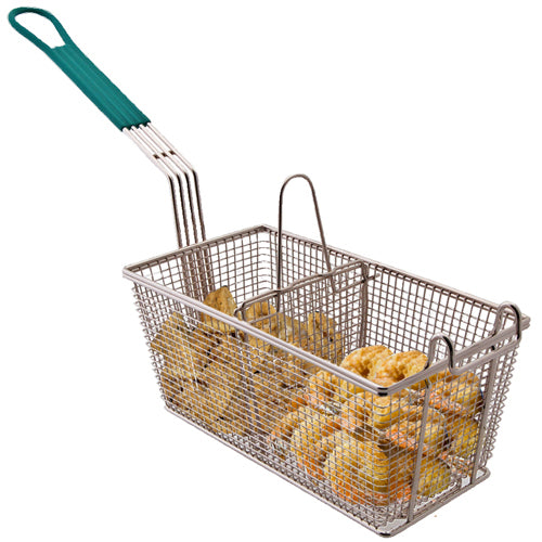 FMP 226 1132 Stainless Steel Basket Border Fry Basket Divider - Perfect for Restaurants, Food Trucks & Home Deep Frying