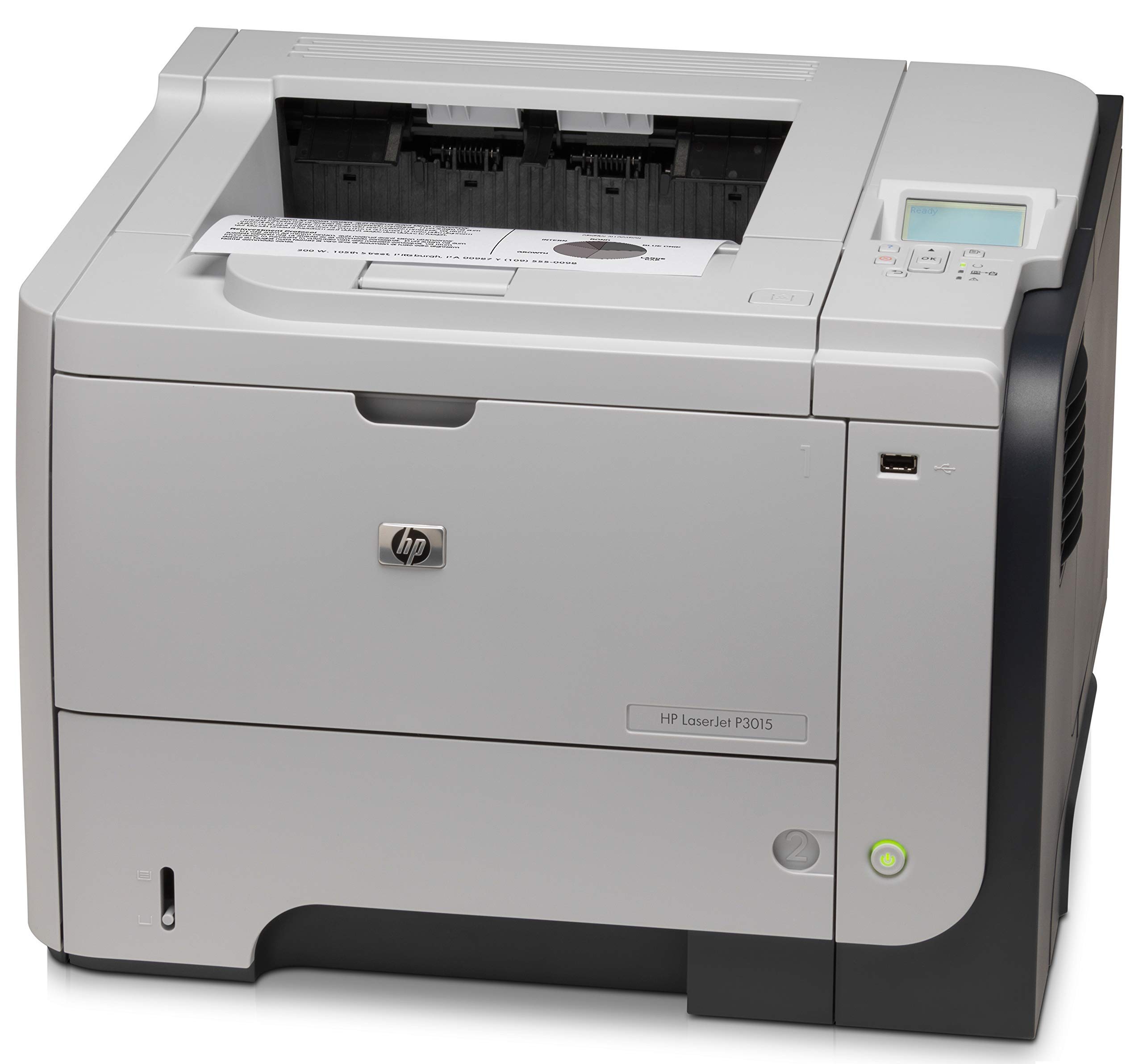 Refurbished HP LaserJet Enterprise P3015DN Printer (CE528A) - High-Speed Monochrome Laser Printer for Office & Business Use | Fast 40ppm Printing, Duplex Printing, Network Connectivity