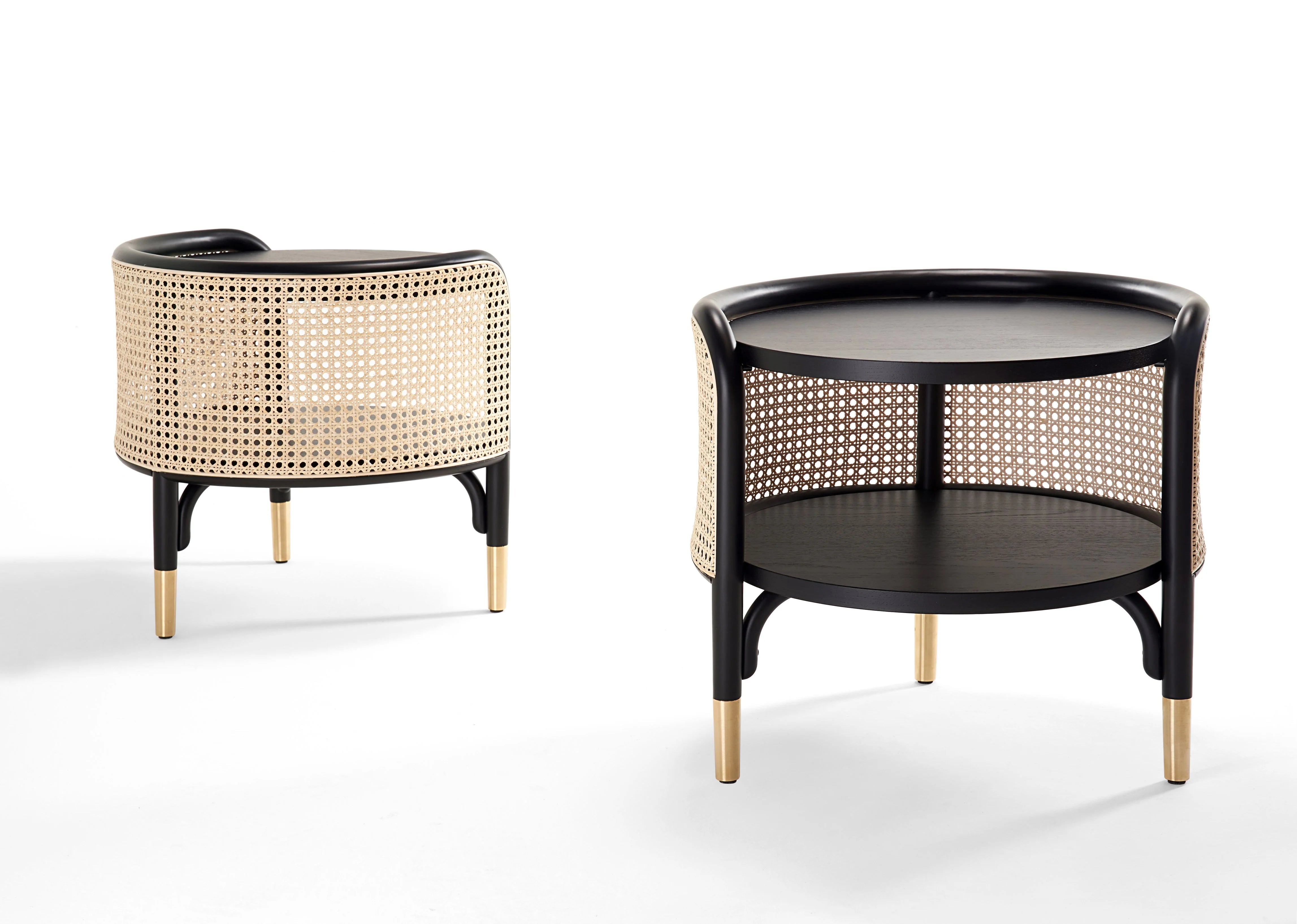 Modern MOS Side Table by GTV - Minimalist Nightstand & Bedside Table for Living Room, Bedroom, Office - Perfect for Small Spaces & Home Decor
