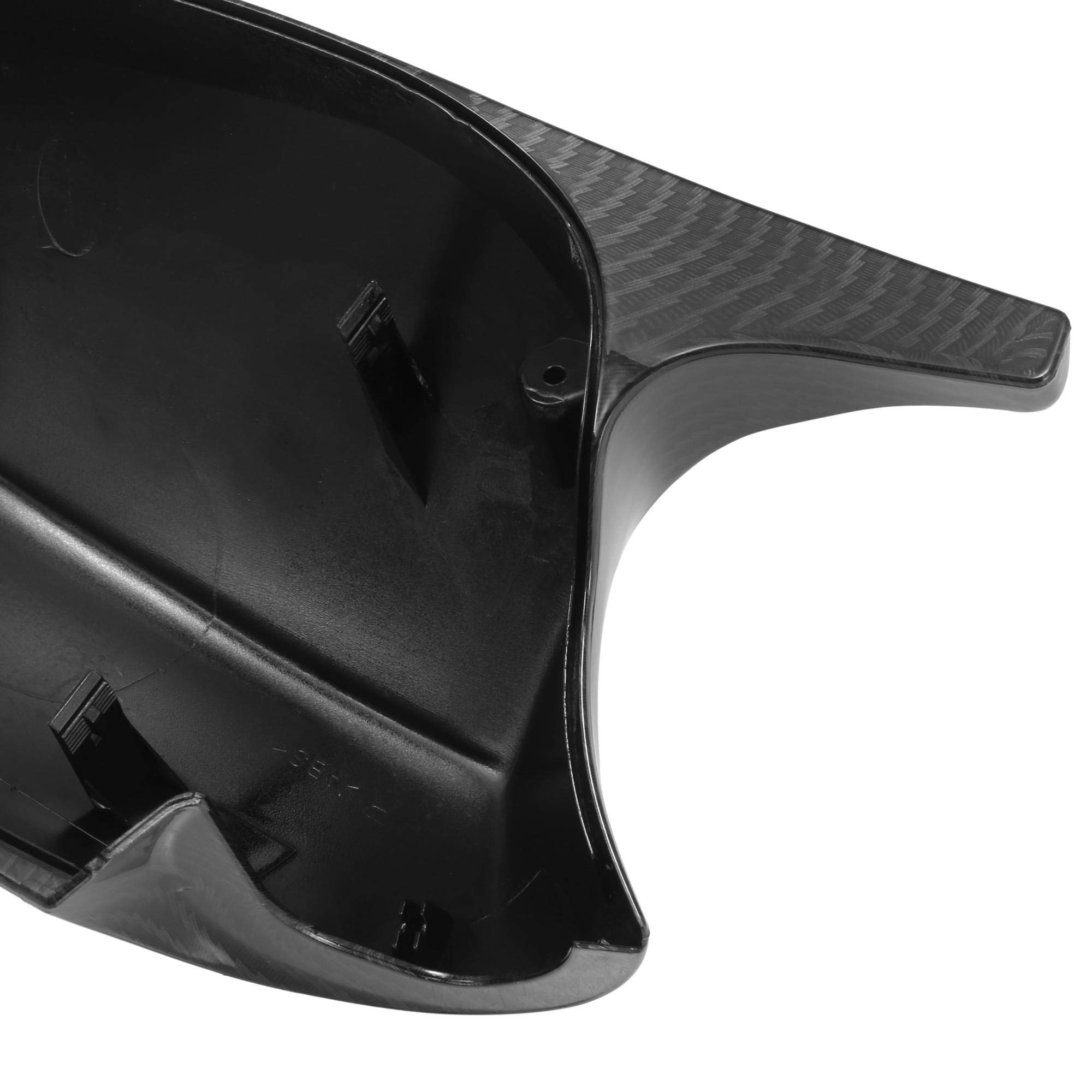 Carbon Fiber Exterior Rear View Mirror Covers for BMW 3 Series E90 E91 E92 E93 (2008-2011) - M3 Style Replacement Mirror Housing - Enhances Vehicle Appearance & Protection
