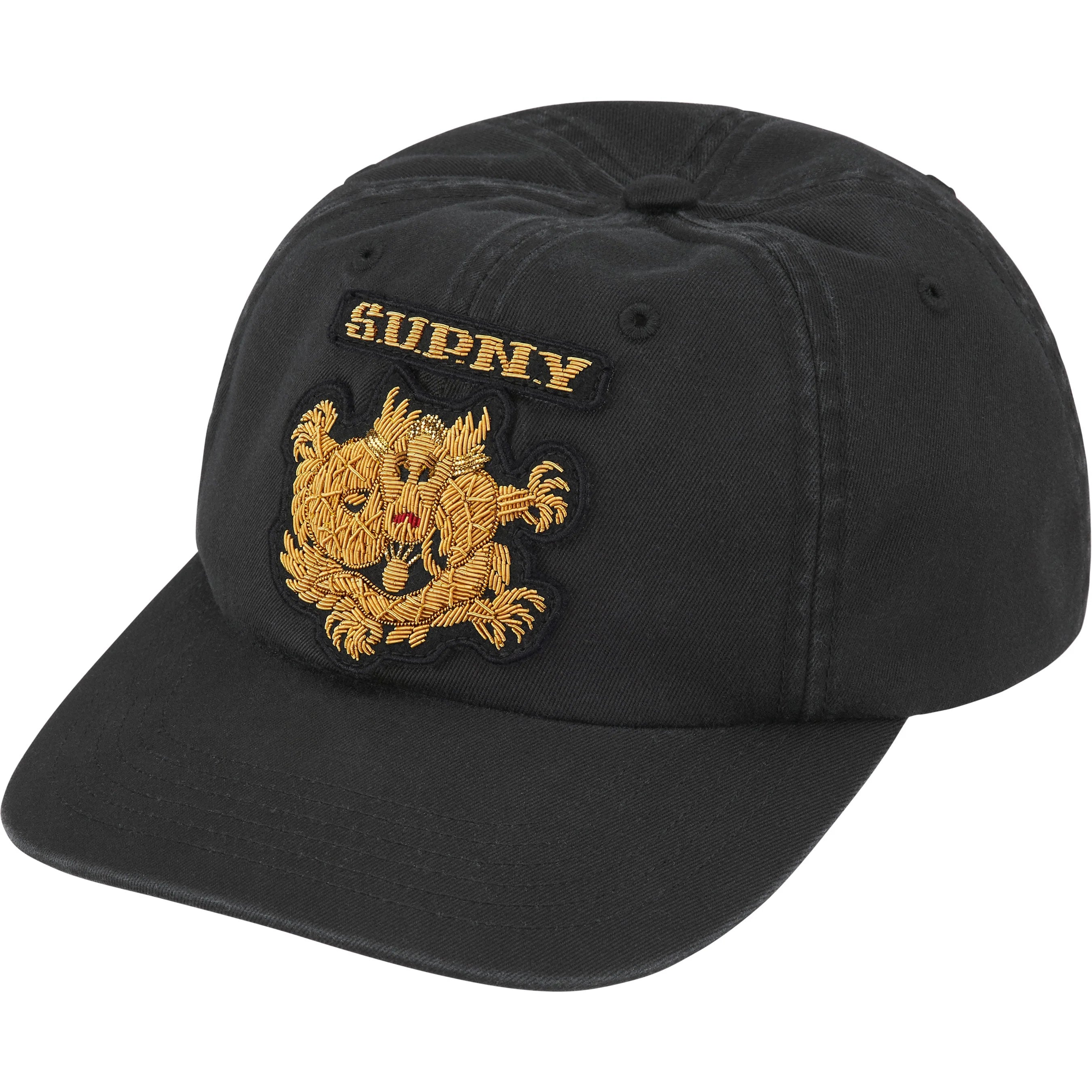 SUPREME 25SS BULLION DRAGON 6 PANEL HAT - Stylish Baseball Cap with Dragon Design for Men & Women - Perfect for Streetwear, Hip Hop Fashion and Outdoor Activities