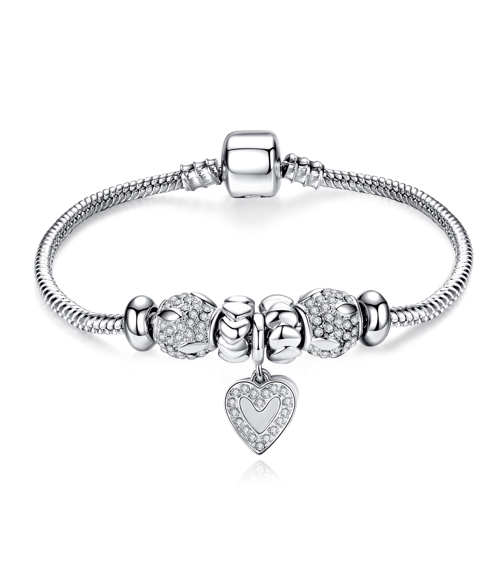 14K Gold Plated Charm Bracelet for Women - Elegant Adjustable Symbol Bracelet with Meaningful Charms, Perfect Gift for Mother's Day, Birthday, Anniversary (For Mom, Wife, Her) - Ideal for Everyday Wear, Special Occasions & Gift Giving