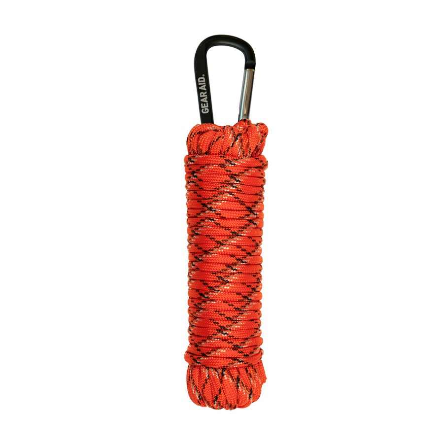 Gear Aid 550 Paracord 100 Feet - Military Grade Paracord Rope for Survival, Camping, Hiking & Outdoor Activities | Heavy Duty Nylon Cord for DIY Projects, Emergency Kits & Bushcraft