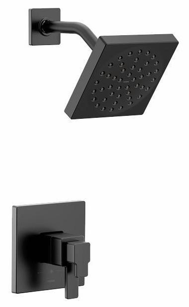 Moen UTS4715EPBL 90 Degree M Core 4 Series Shower Trim - Matte Black Finish | Water-Efficient Eco Performance | Perfect for Modern Bathroom Renovations & Spa-Like Shower Experiences
