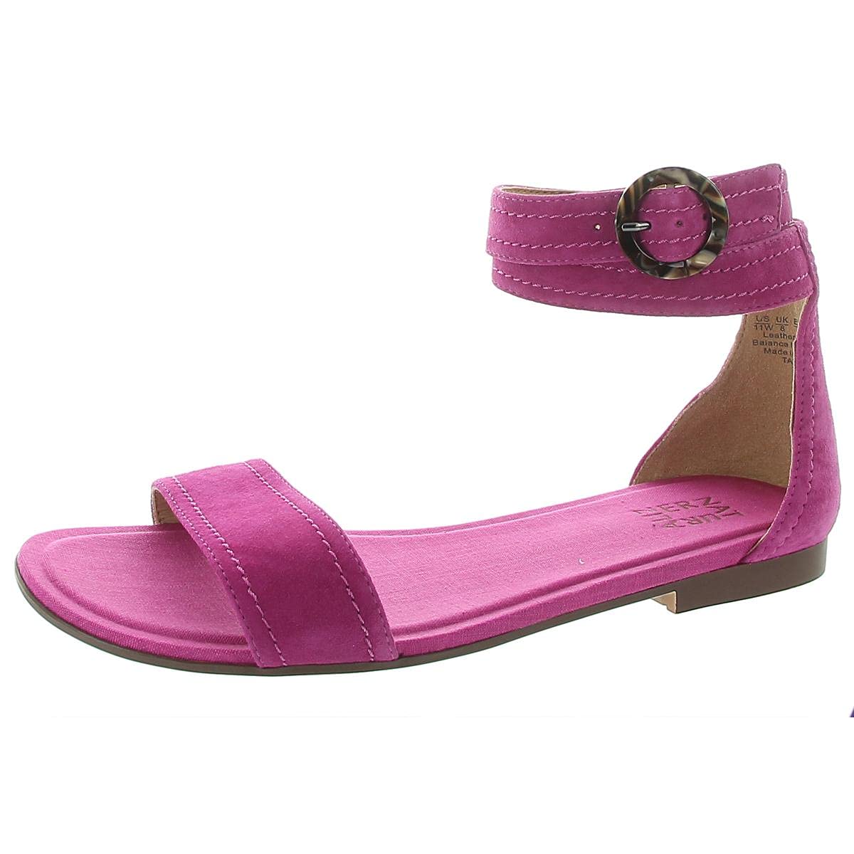 Naturalizer Women's Talia Comfortable Flat Sandals - Breathable & Lightweight for Summer, Beach, and Casual Wear
