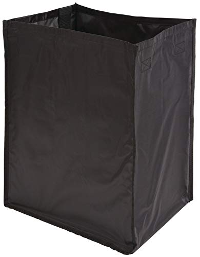 TAG Hardware Full Extension Pullout Laundry Hamper with Removable Bags - Matt Aluminum (30