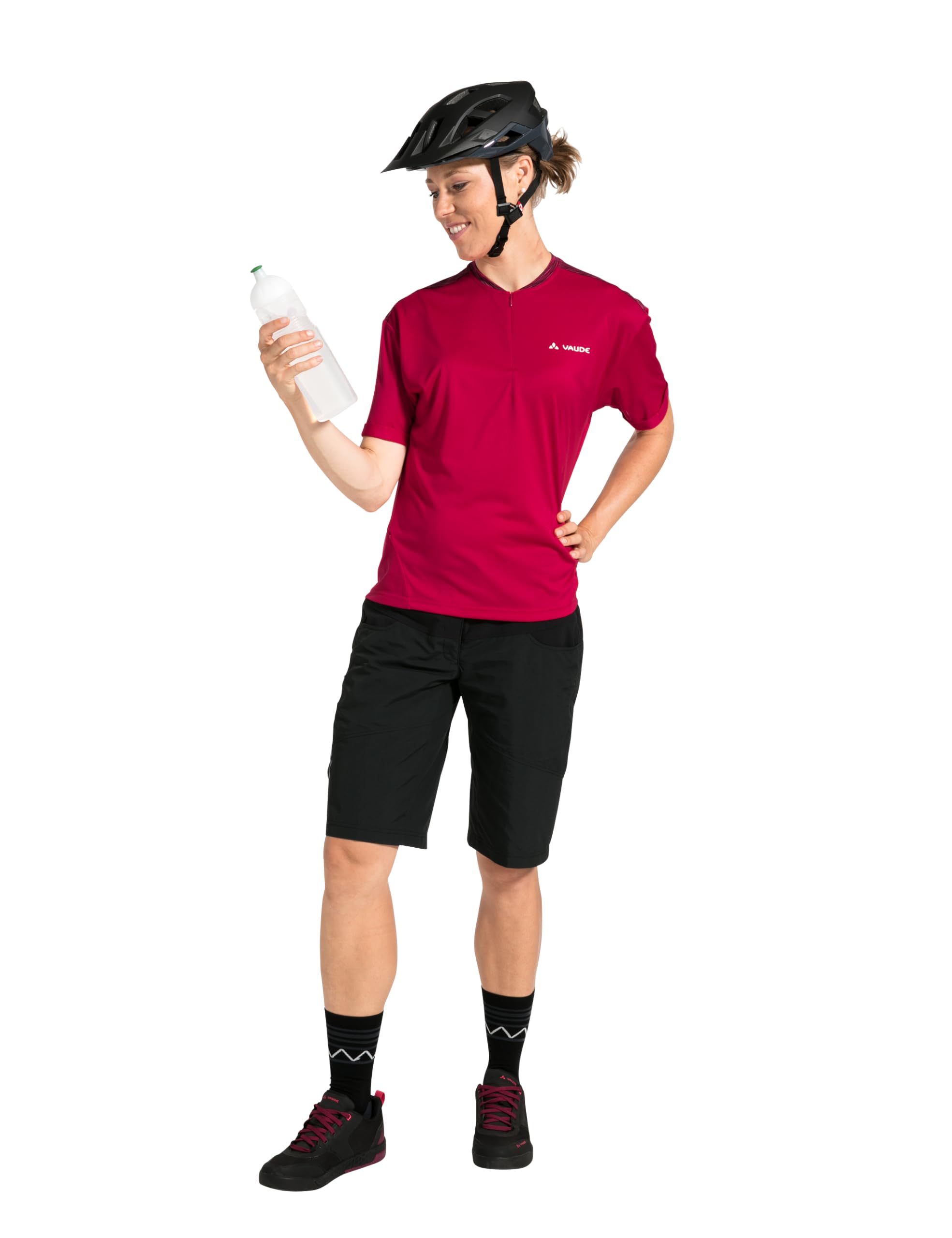 Vaude Women's Tamaro Stretch Mountain Bike Cycling Shorts with Chamois Liner - Breathable & Comfortable for Trail Riding, Commuting & Outdoor Adventures
