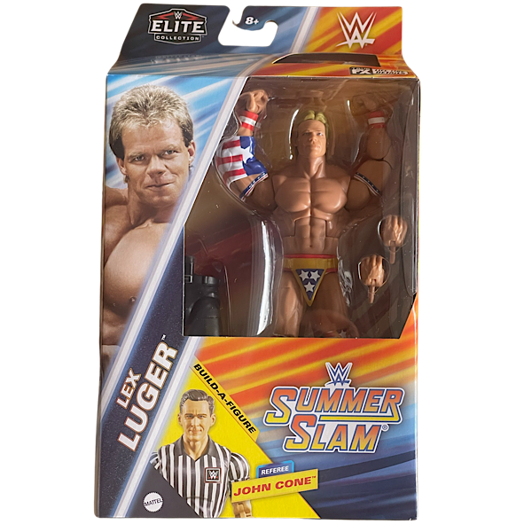 WWE Mattel Elite Collection Summer Slam 2024 Lex Luger Action Figure - Authentic Wrestling Collectible for Fans & Display