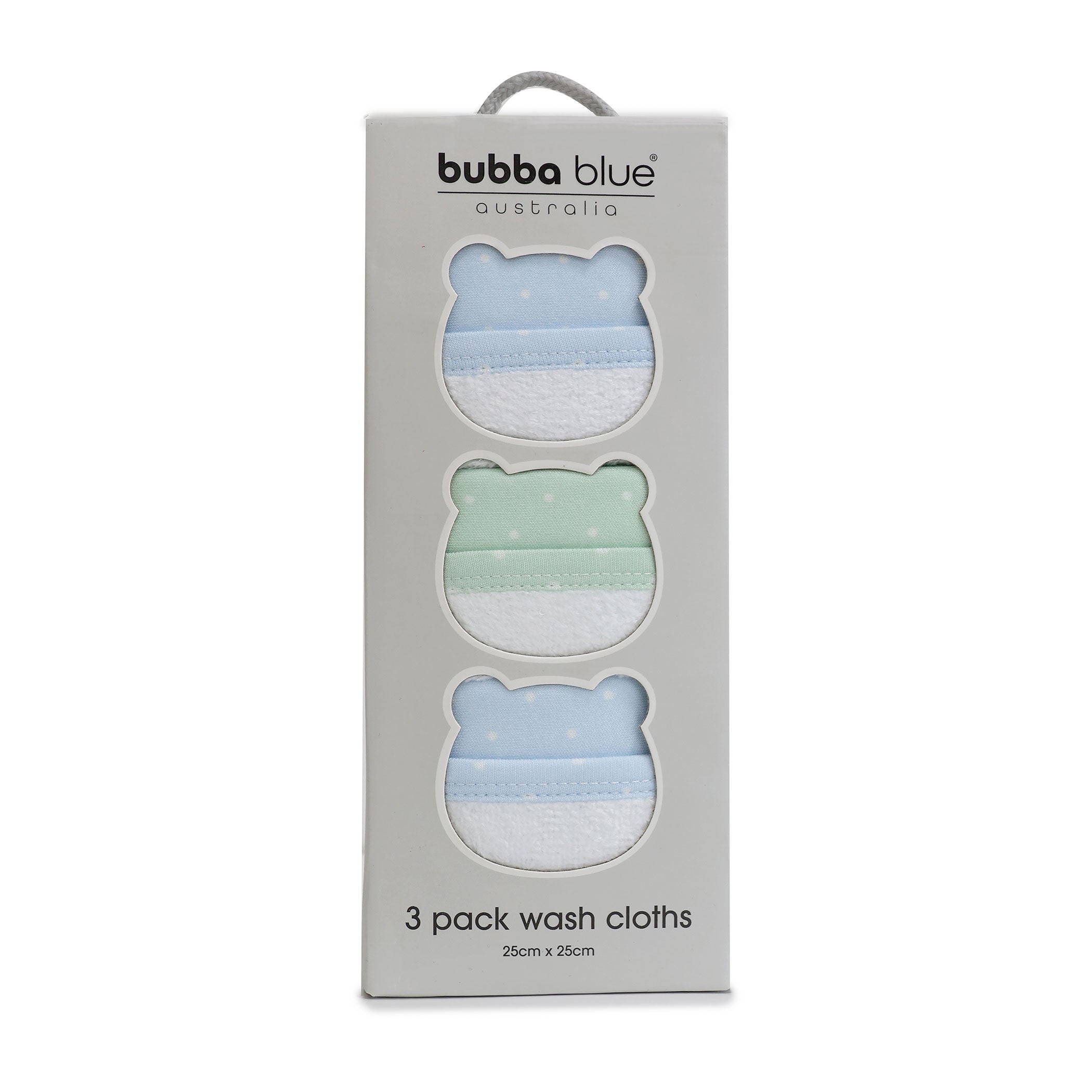 3-Pack Confetti Face Washer Set - Soft Blue & Sage Green Microfiber Makeup Remover Cloths | Gentle Cleansing for Daily Skincare & Makeup Removal