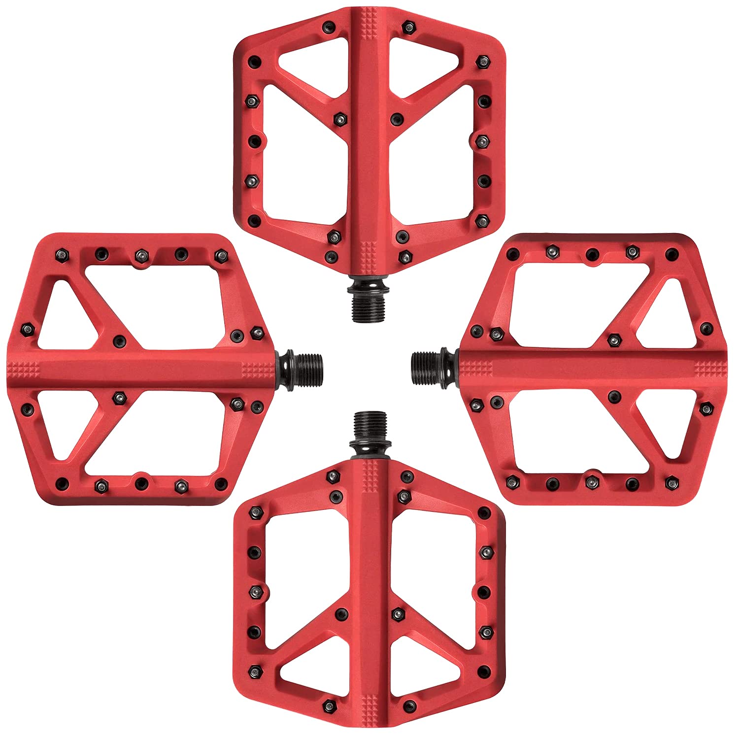 Premium Mountain Bike Pedals - Durable Flat BMX/MTB Pedals for Cycling & Off-Road Adventures - Ideal for Trail Riding, Commuting & Extreme Sports