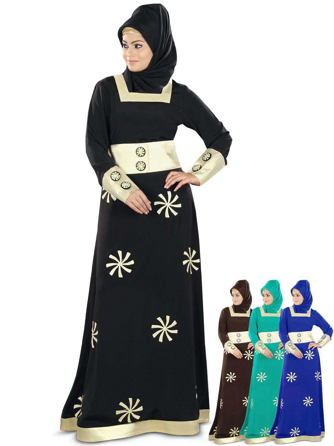 Zayaan Abaya - Elegant Muslim Women's Prayer Dress - Perfect for Prayer, Mosque, and Special Occasions