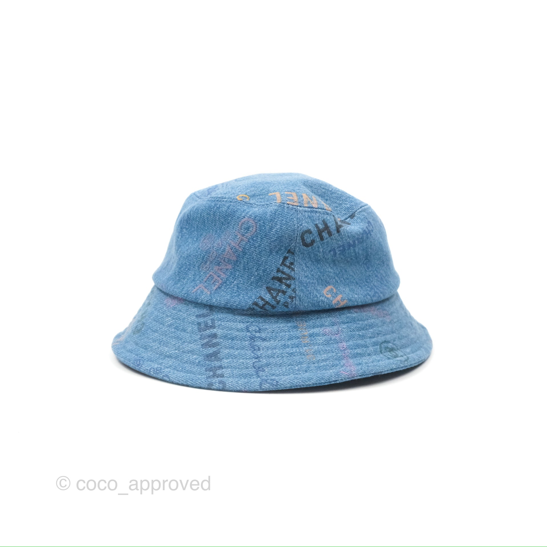 Chanel CC Logo Denim Bucket Hat 22S Collection - Fashionable Summer Accessory for Women | Beach, Travel & Street Style Outfit
