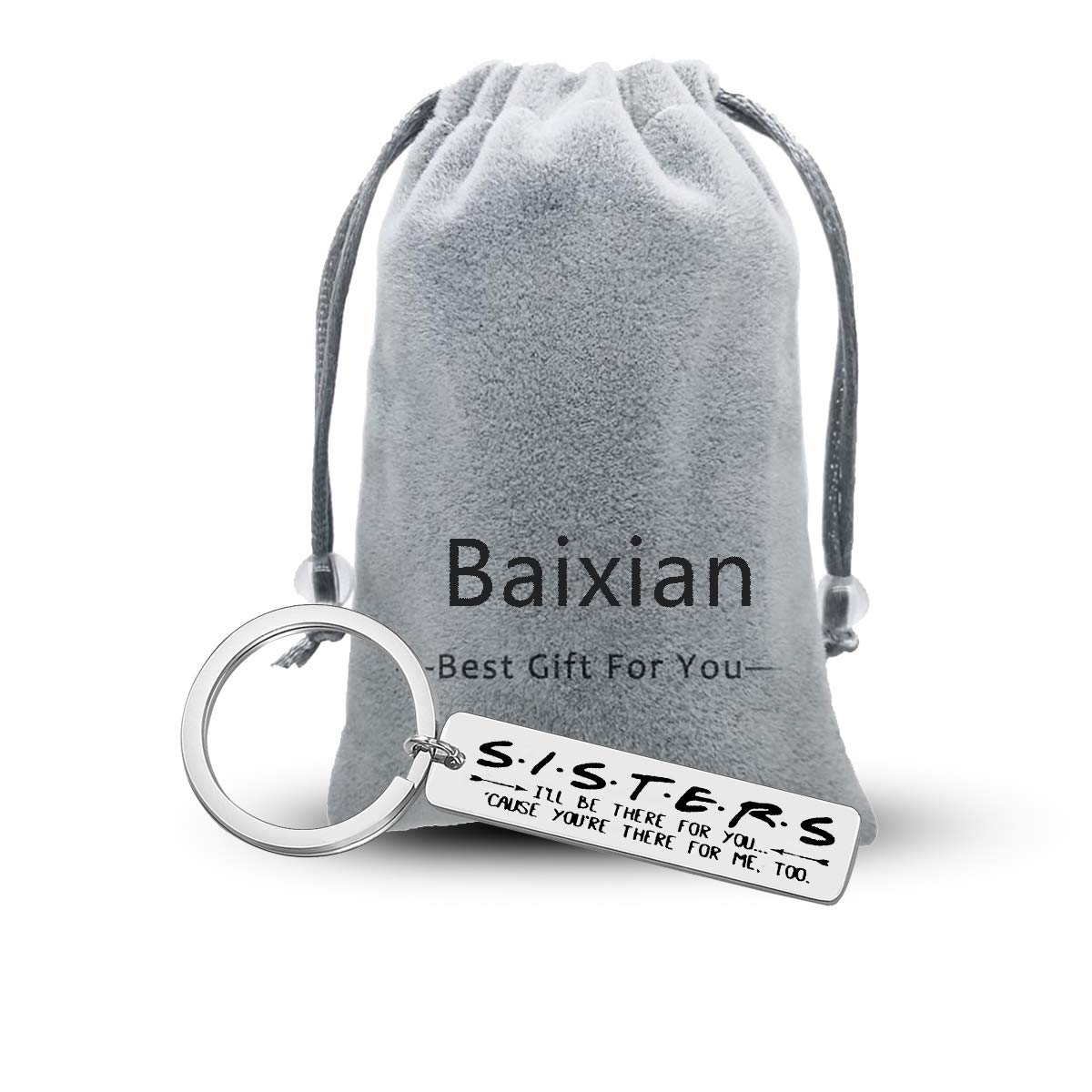 Best Sister Gifts - Friendship Keychain for Women 
