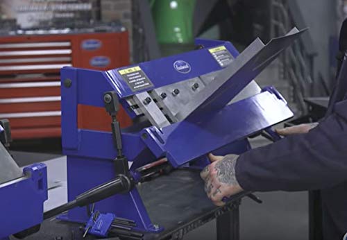 Eastwood 24 Inch Box and Pan Sheet Metal Brake with 5 Adjustable Fingers - Heavy Duty Metal Bending Tool for DIY Auto Body Repair, HVAC Ductwork, and Metal Fabrication Projects