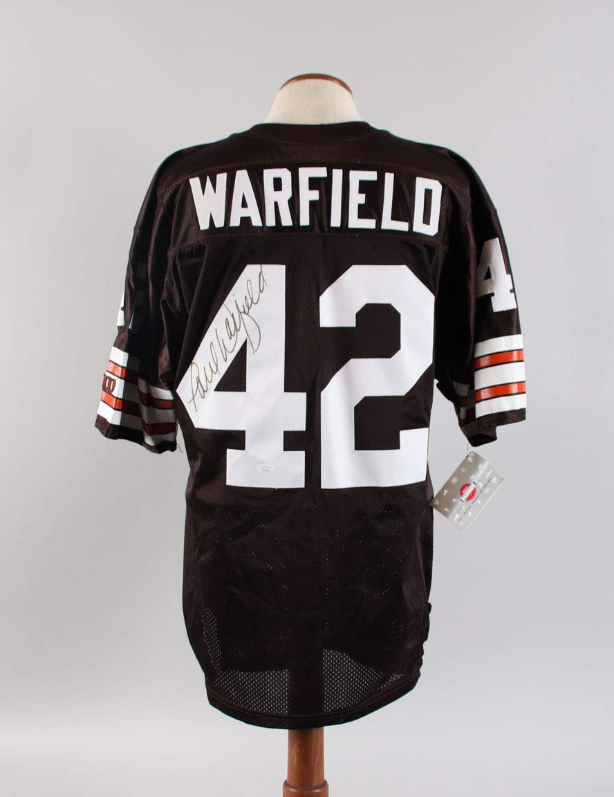 Paul Warfield Autographed Cleveland Browns Jersey - Certified JSA COA - Perfect for NFL Memorabilia Collectors & Sports Fans Display