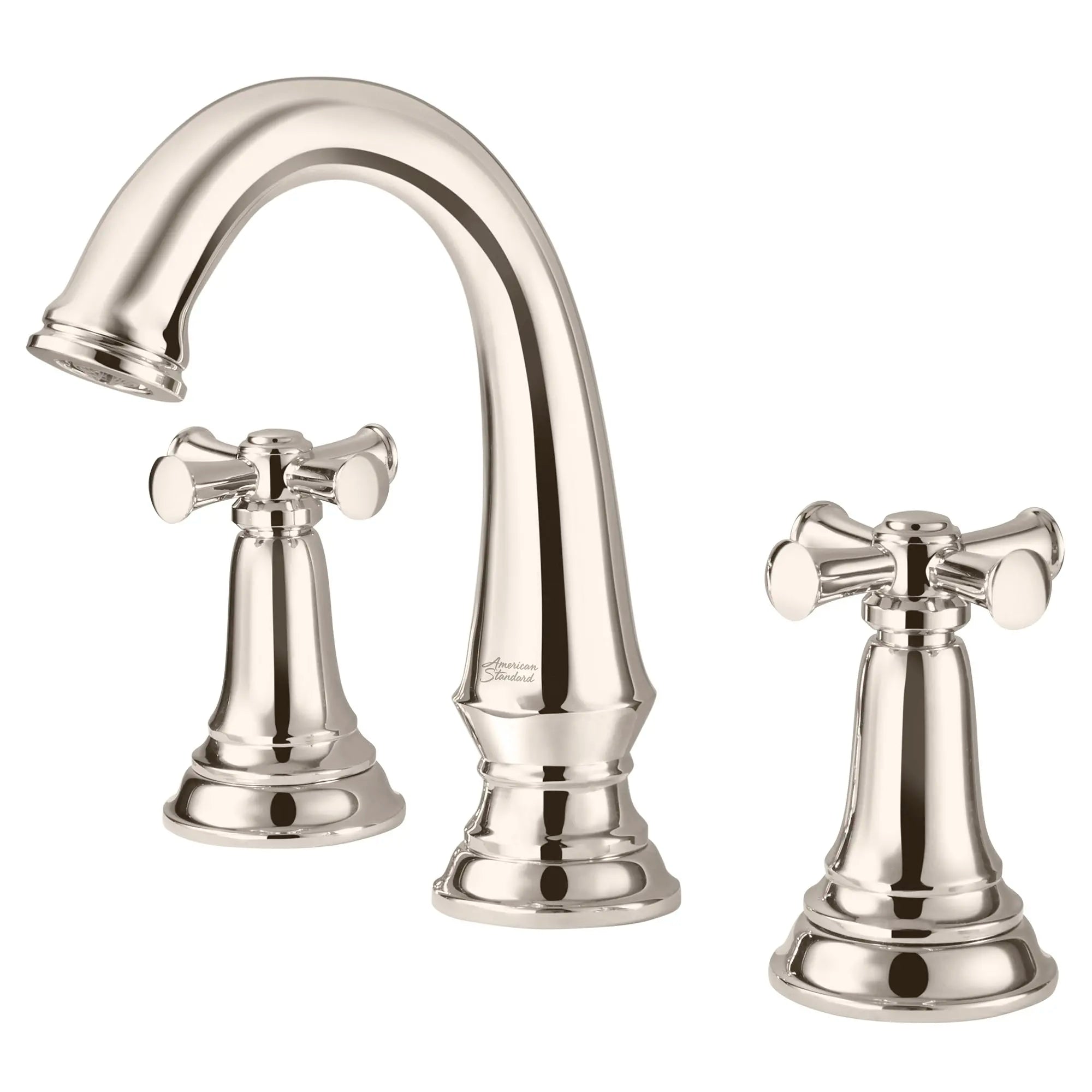 Delancey® 8 Inch Widespread 2 Handle Bathroom Faucet - 1.2 GPM/4.5 LPM Low Flow - Cross Handles - Perfect for Vanities and Powder Rooms