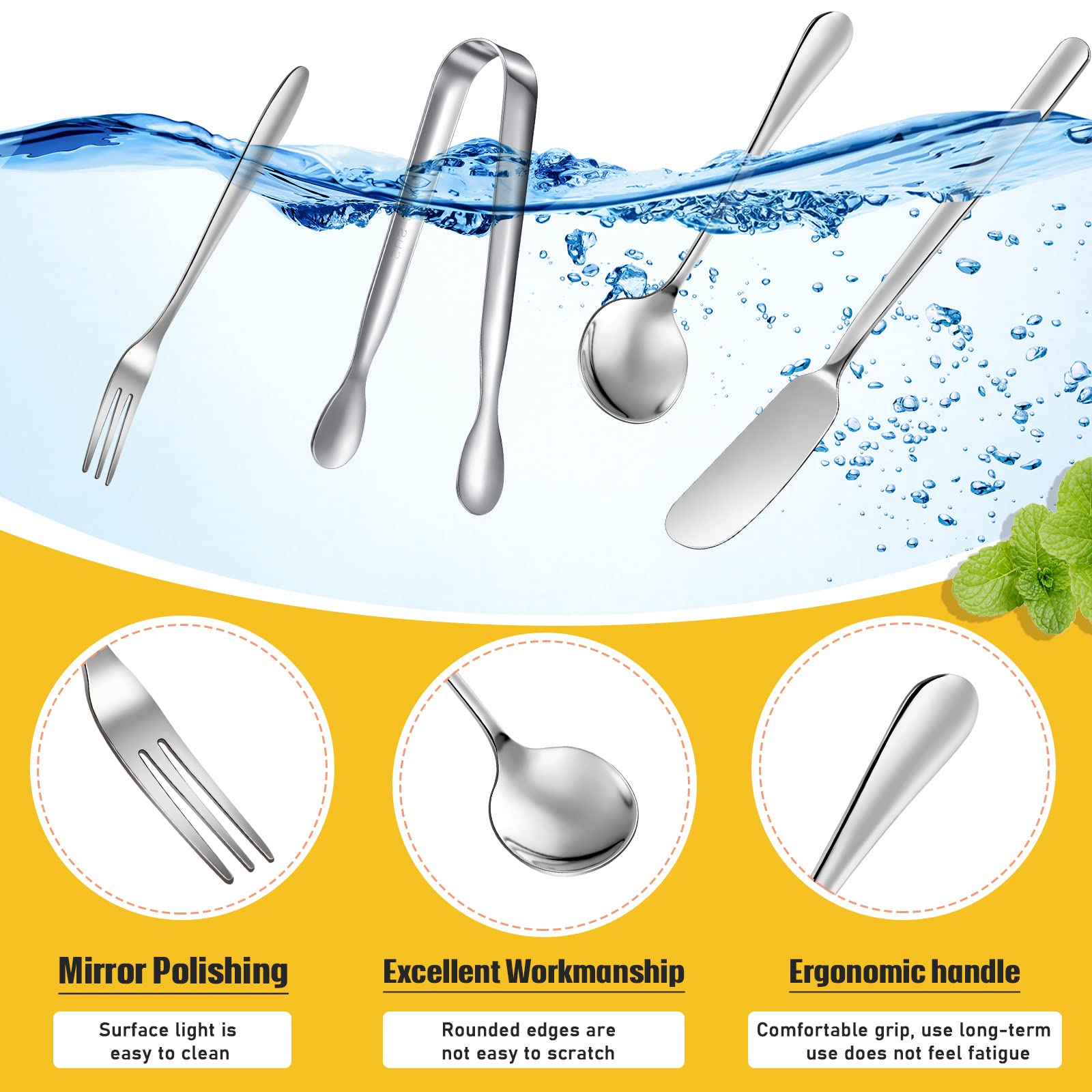 Premium Charcuterie Board Set - 18-Piece Cheese & Charcuterie Knives, Serving Tongs, Spoons, Forks with Honey Dipper & Toothpick Flags - Elegant Silver Stainless Steel Utensils for Cheese Platters, Wine Parties & Holiday Entertaining